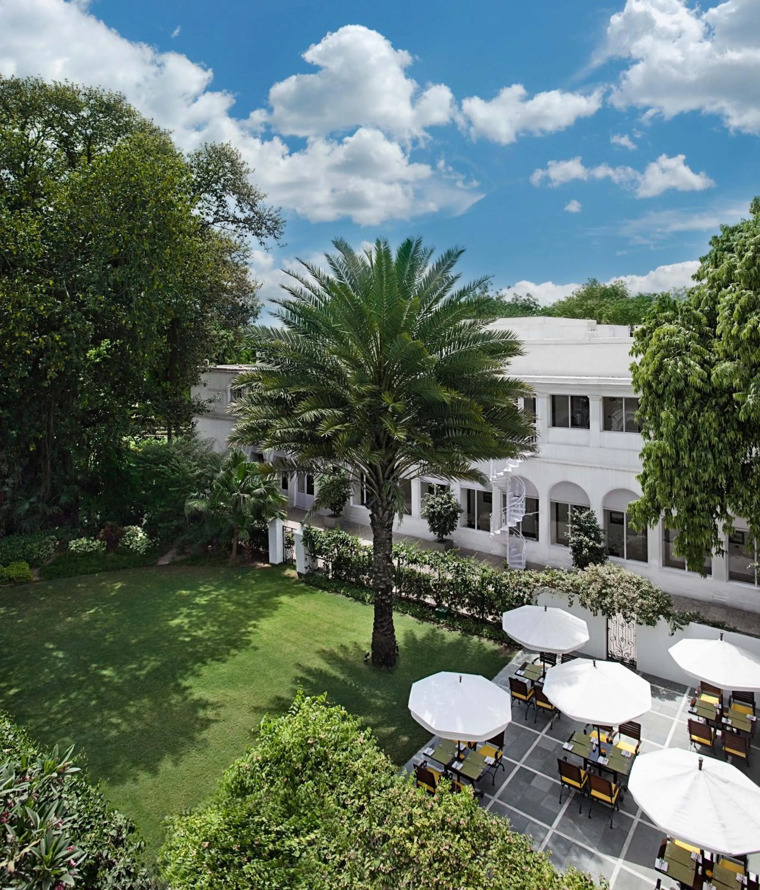 Patio in Maidens Hotel New Delhi