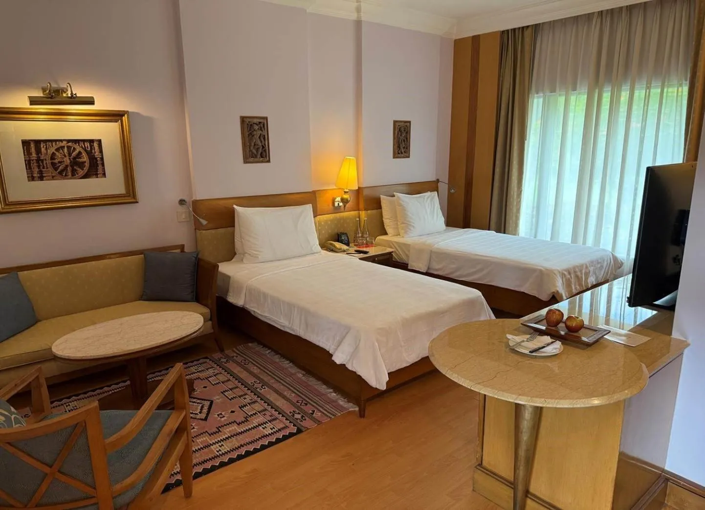 Bed in Trident Bhubaneswar