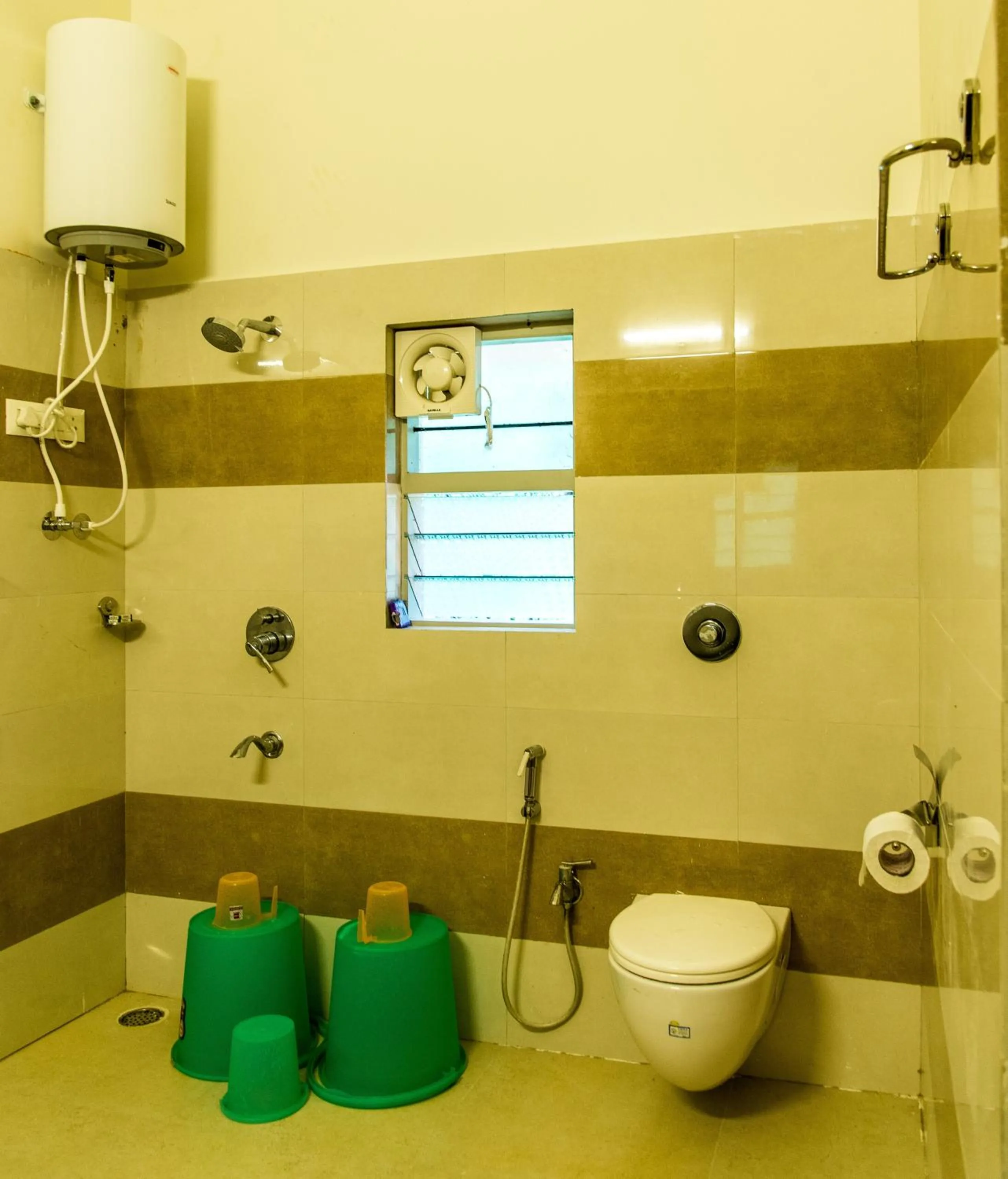 Shower in Parampara cottages