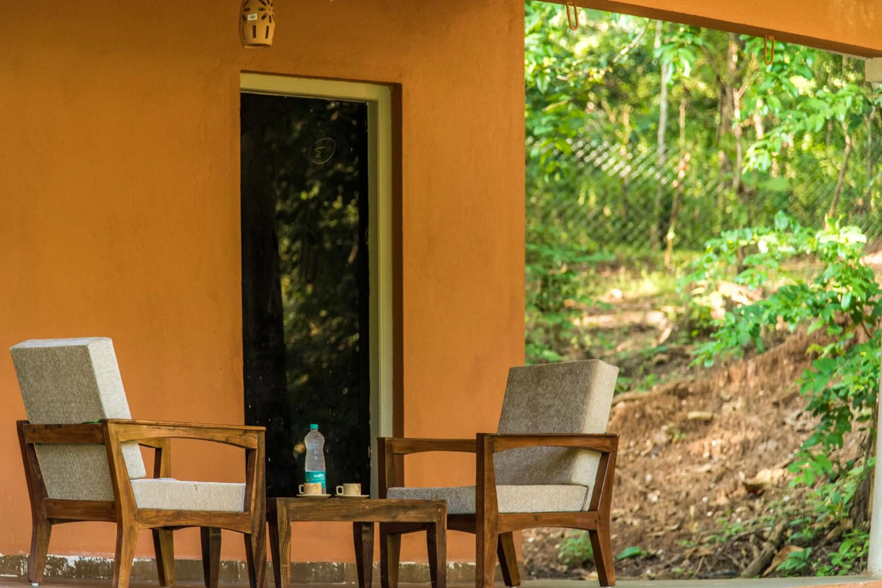 Garden view in Parampara cottages