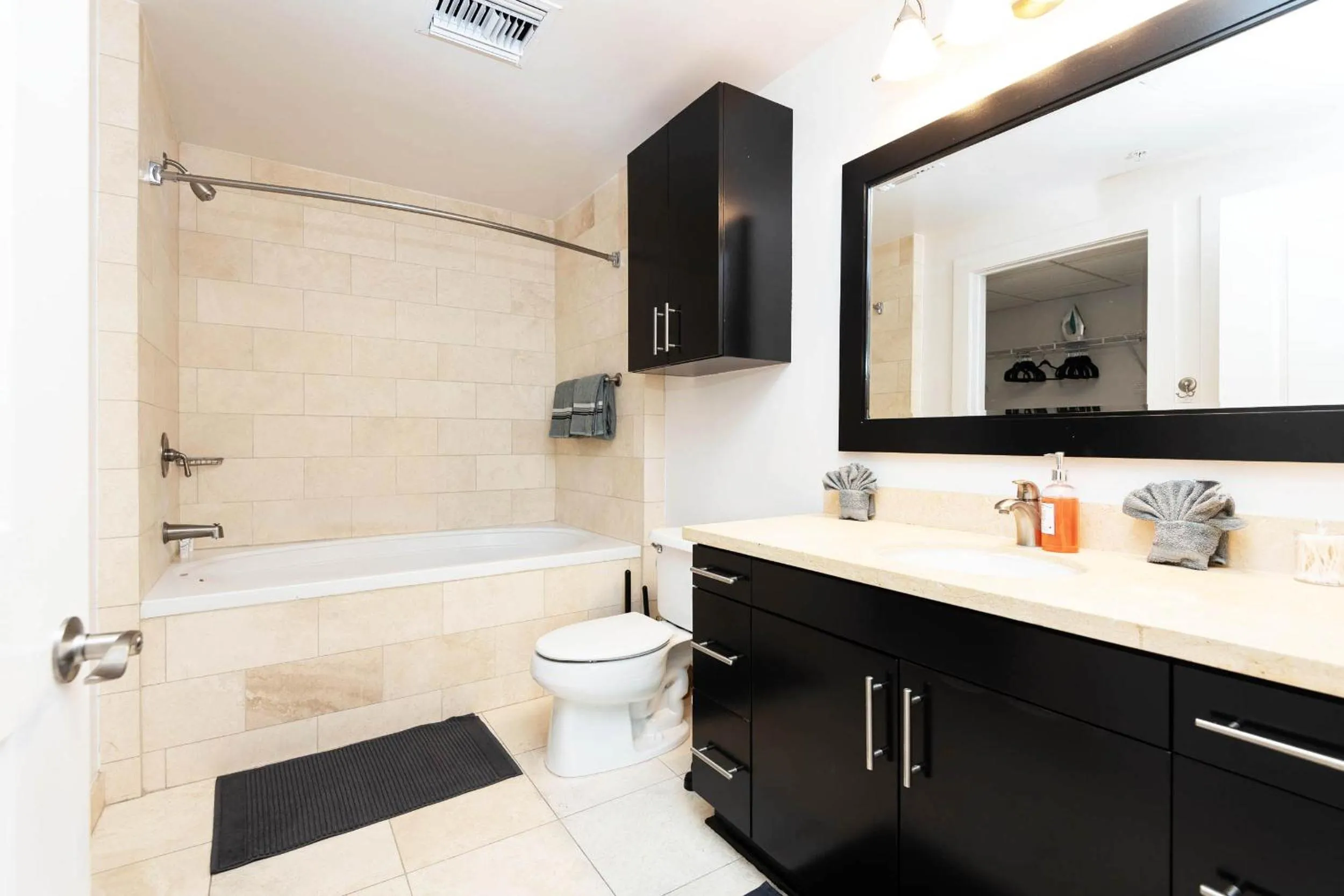 Shower in Sky-Rise Apartments