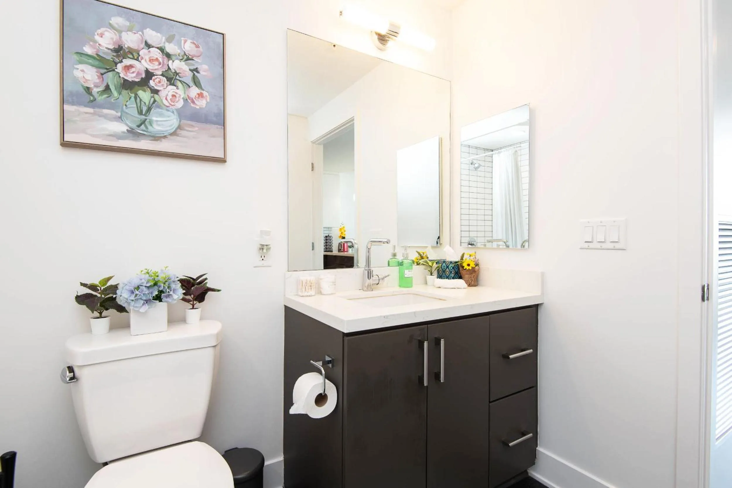 Bathroom in Sky-Rise Apartments