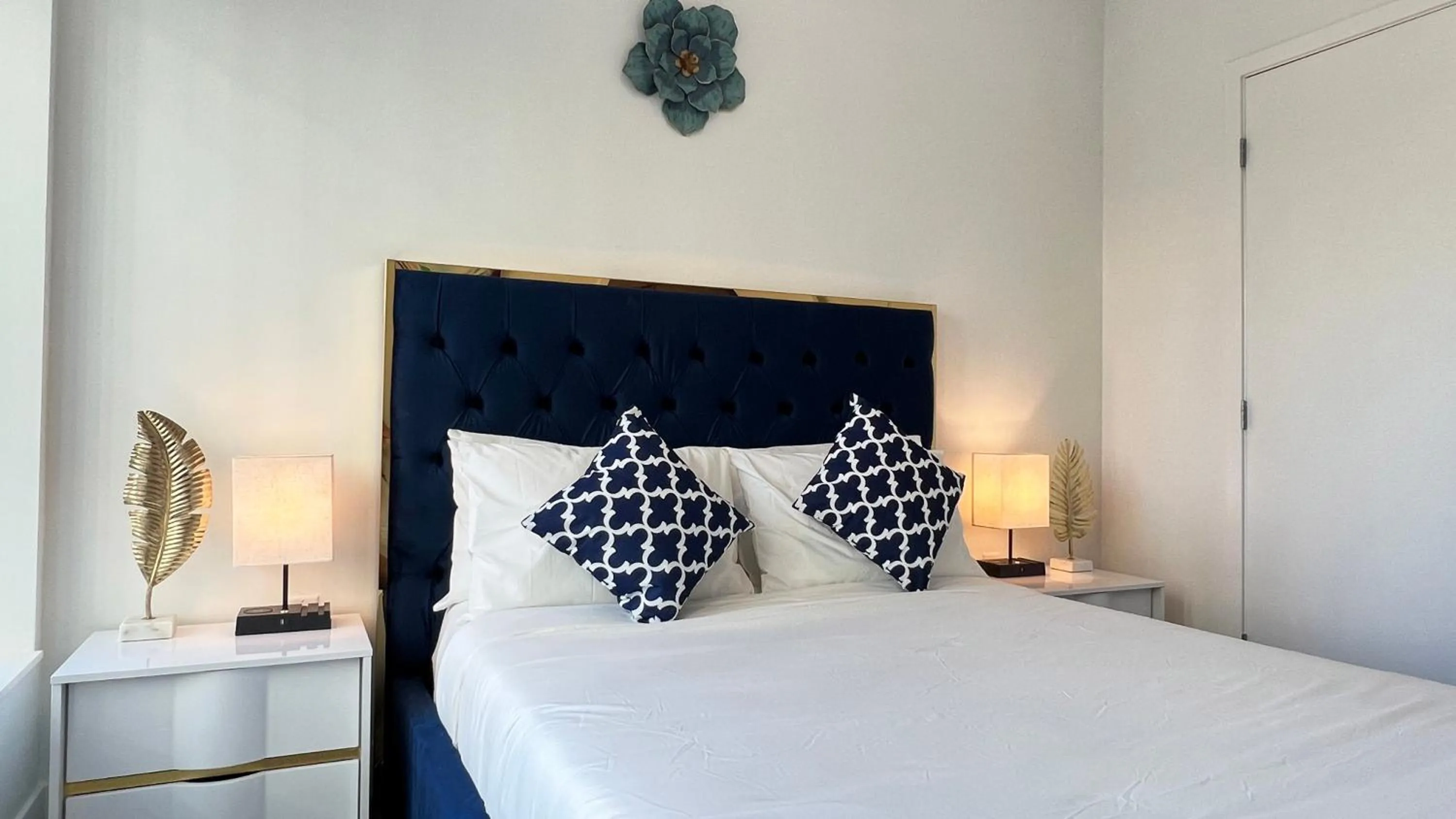 Bed in Sky-Rise Apartments