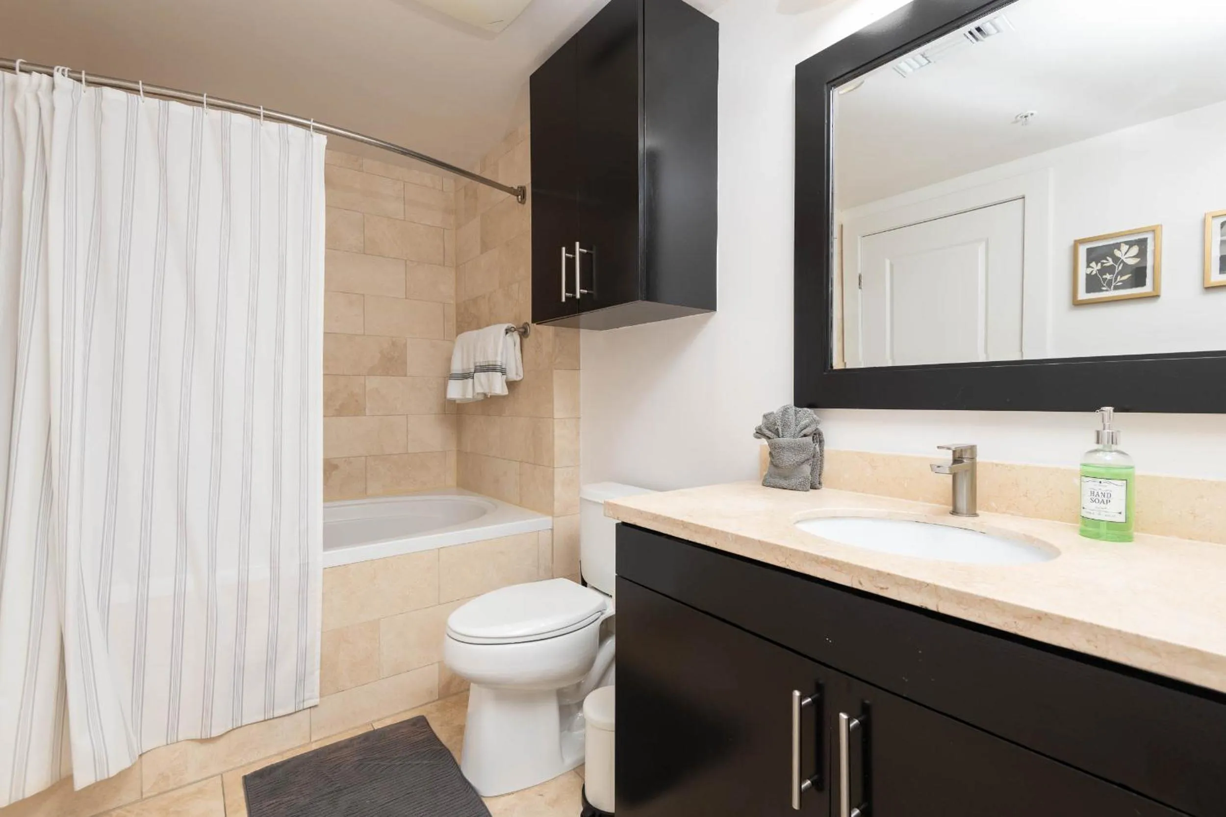 Shower in Sky-Rise Apartments