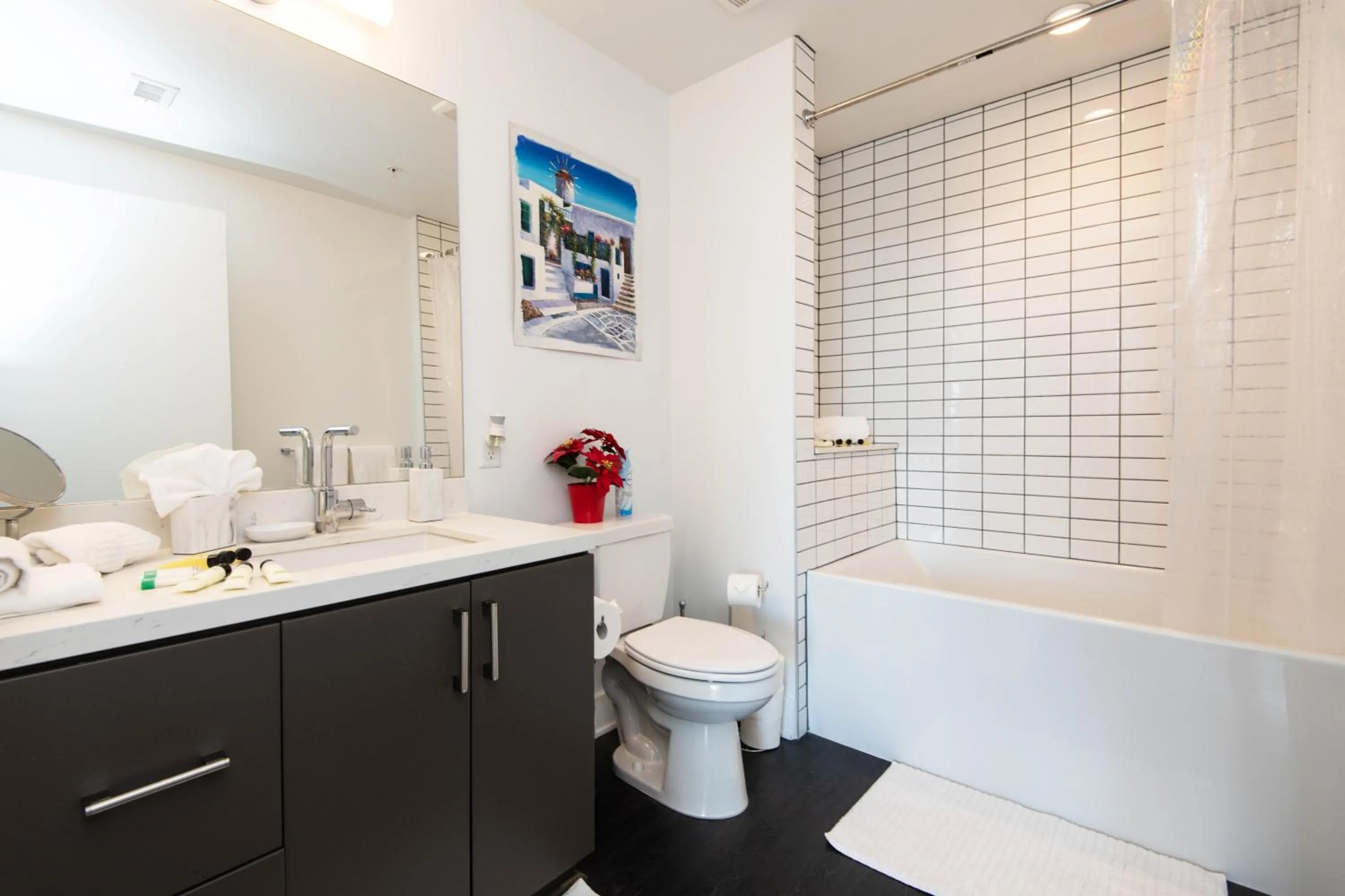 Toilet in Sky-Rise Apartments