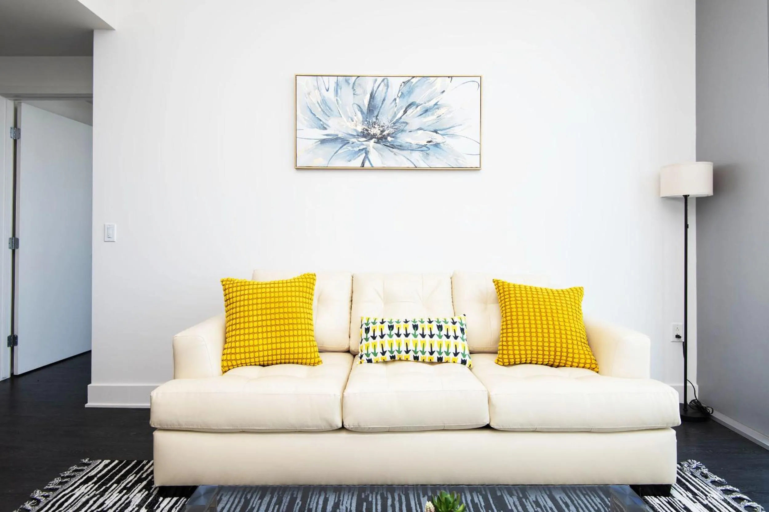 Living room in Sky-Rise Apartments