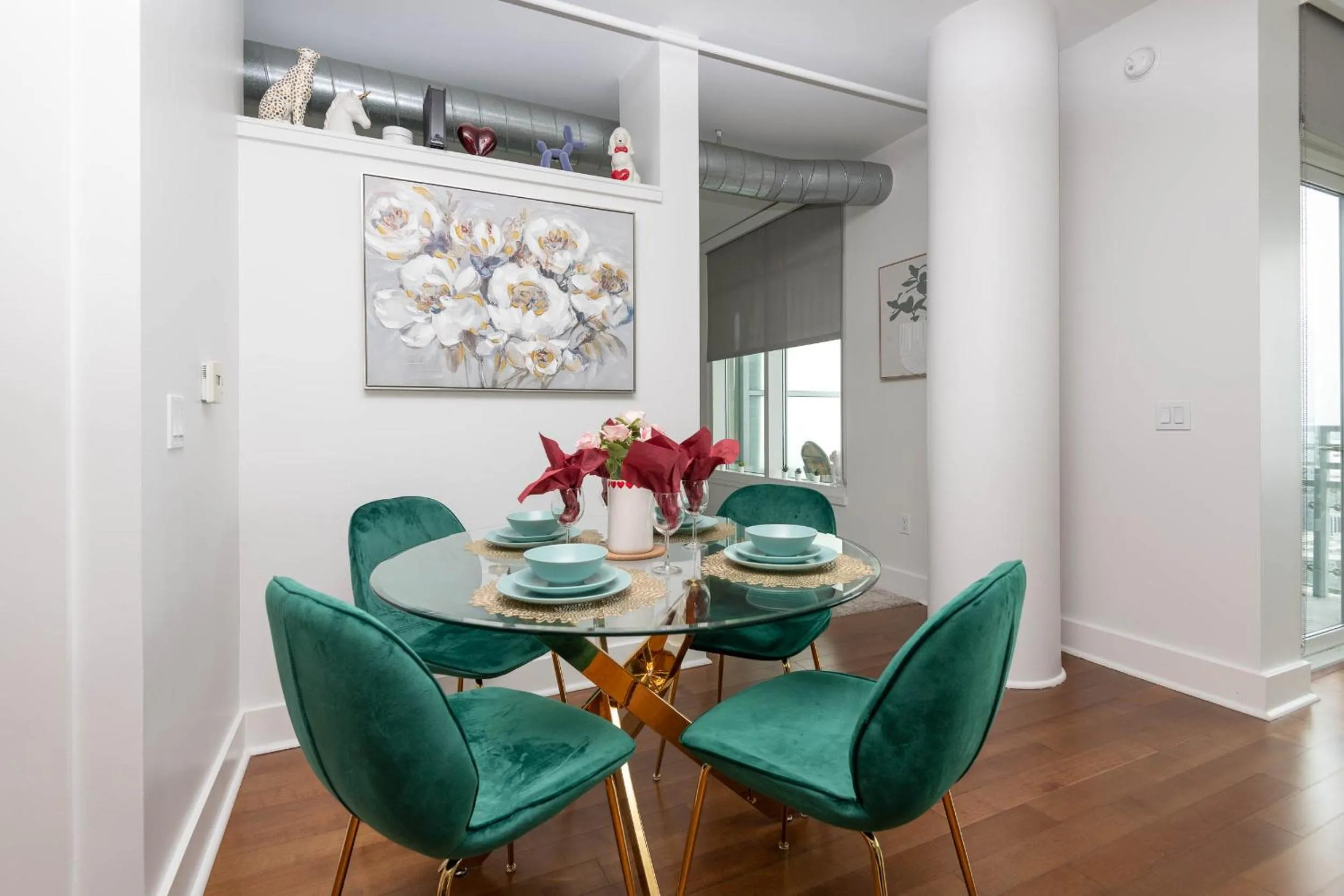 Living room in Sky-Rise Apartments