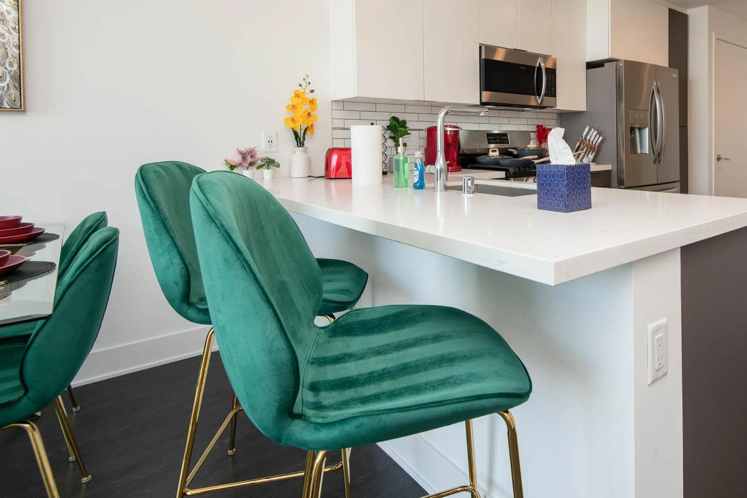 minibar in Sky-Rise Apartments