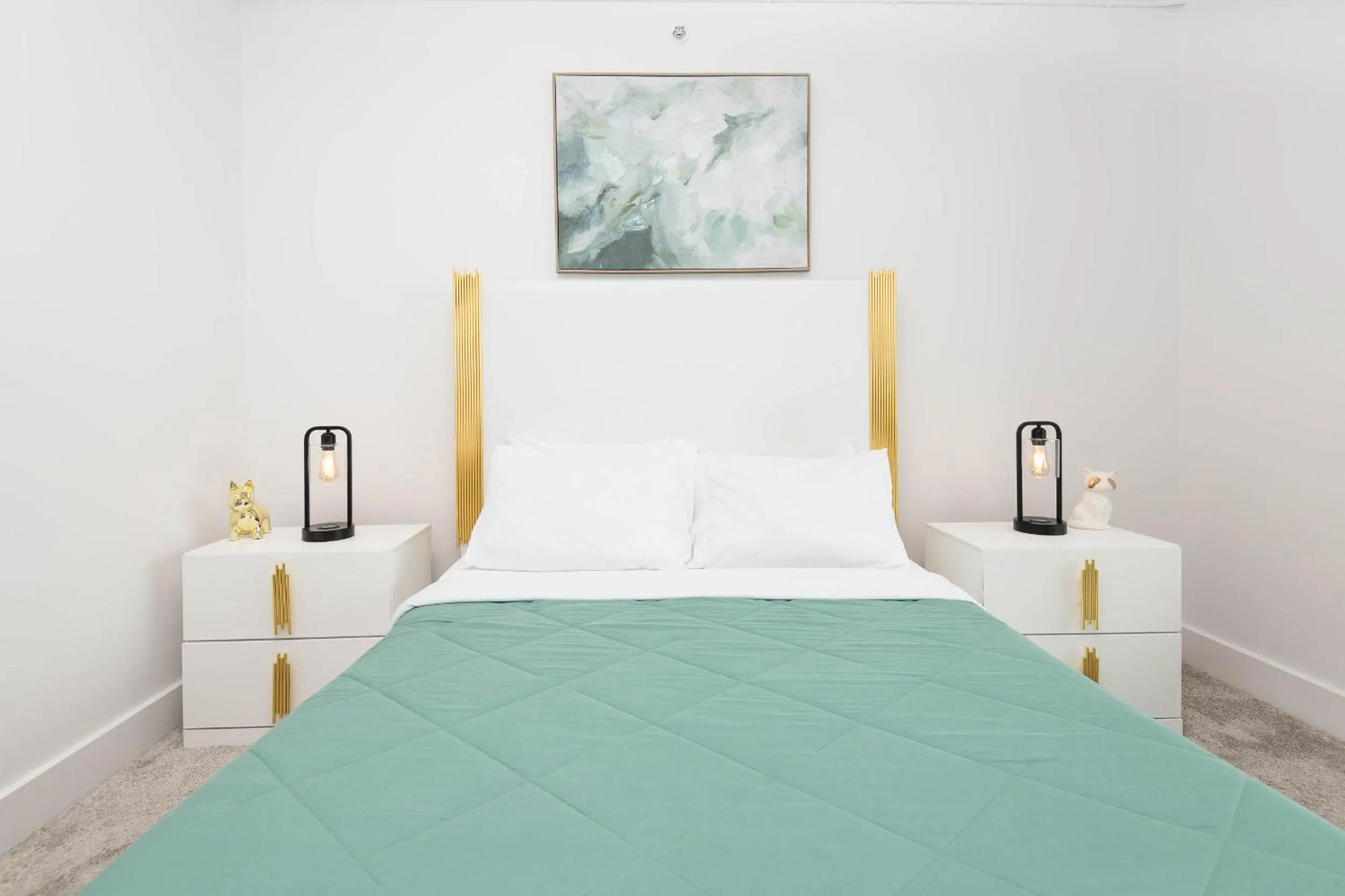 Bed in Sky-Rise Apartments