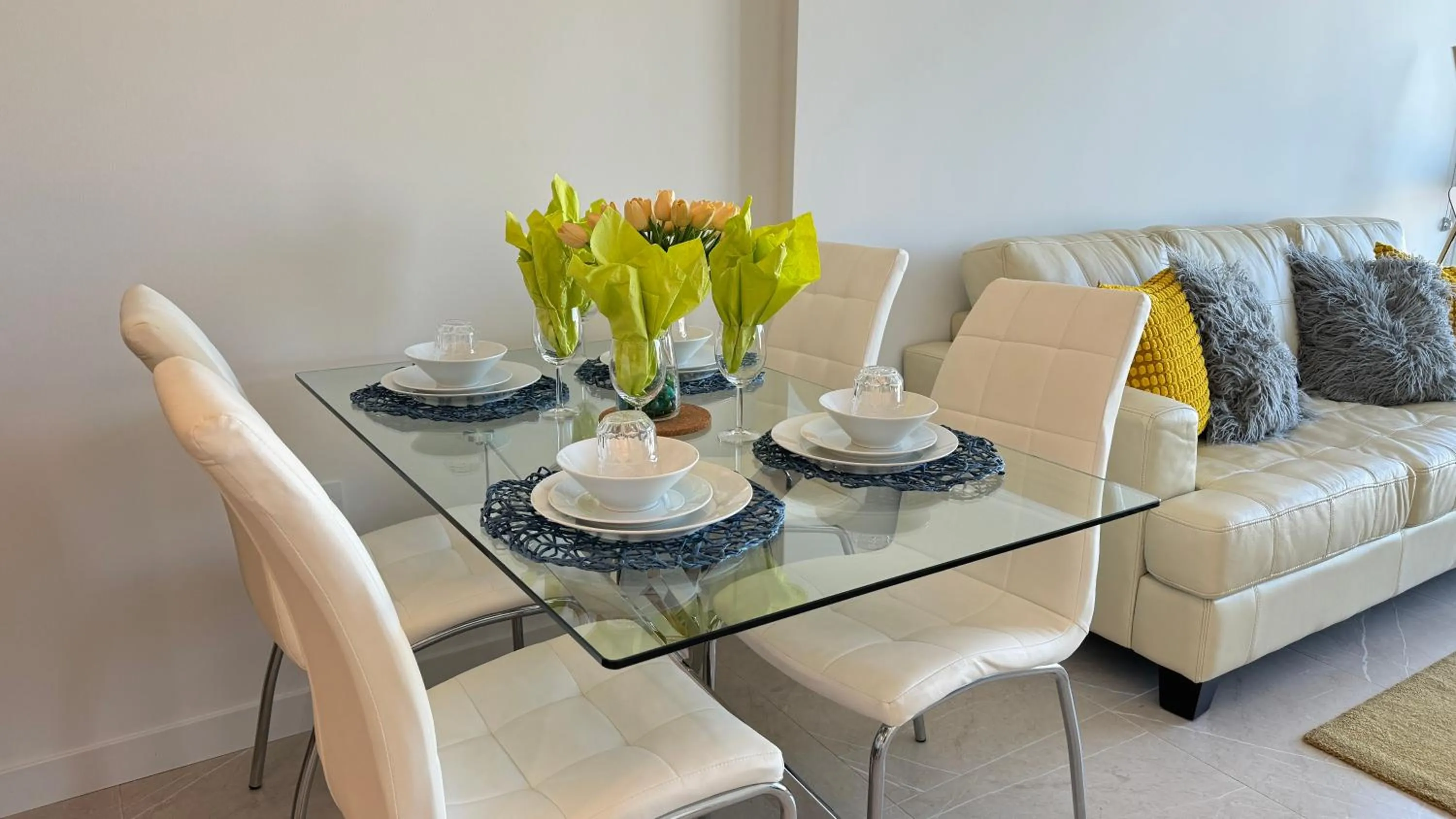 Living room in Sky-Rise Apartments