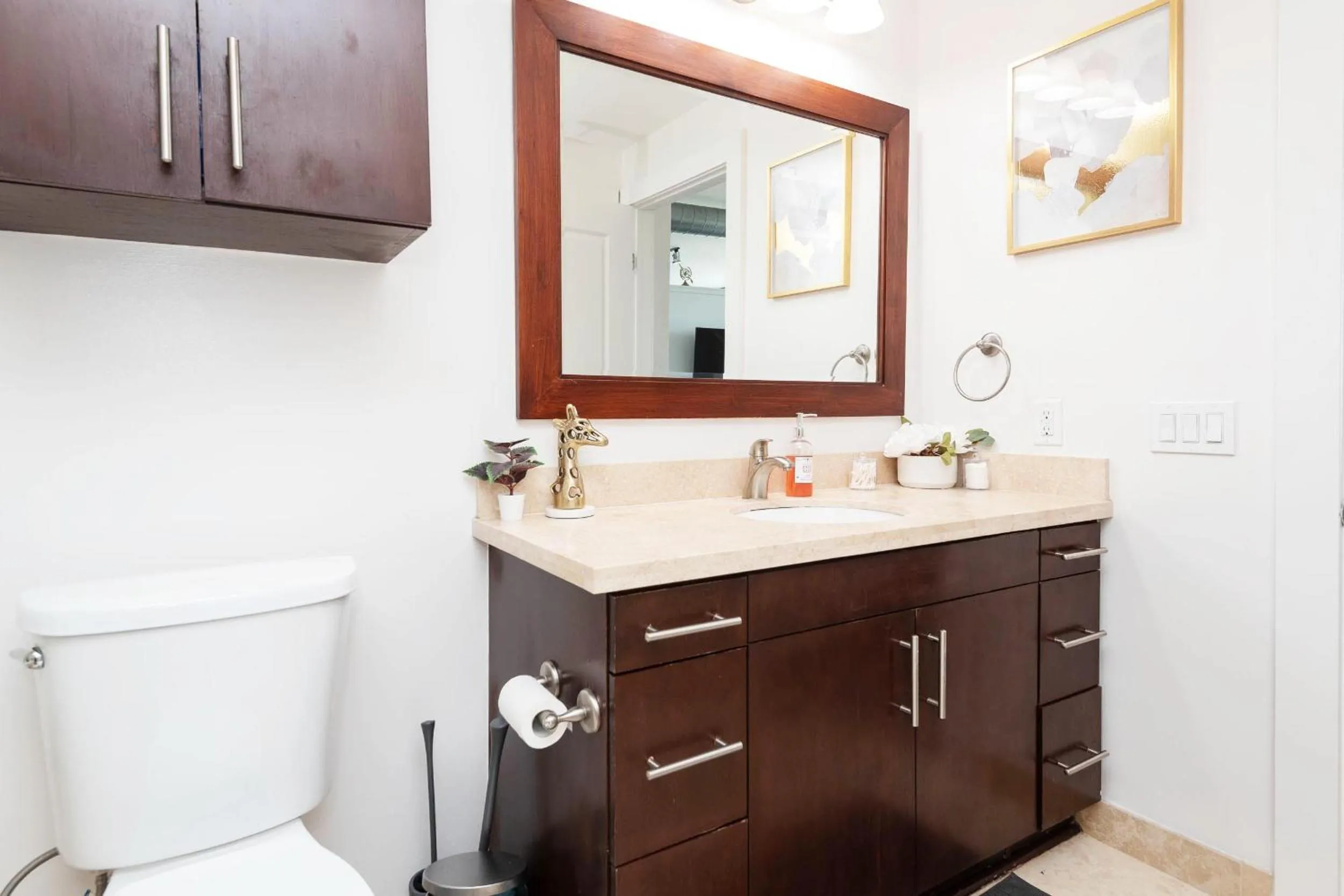 Toilet in Sky-Rise Apartments