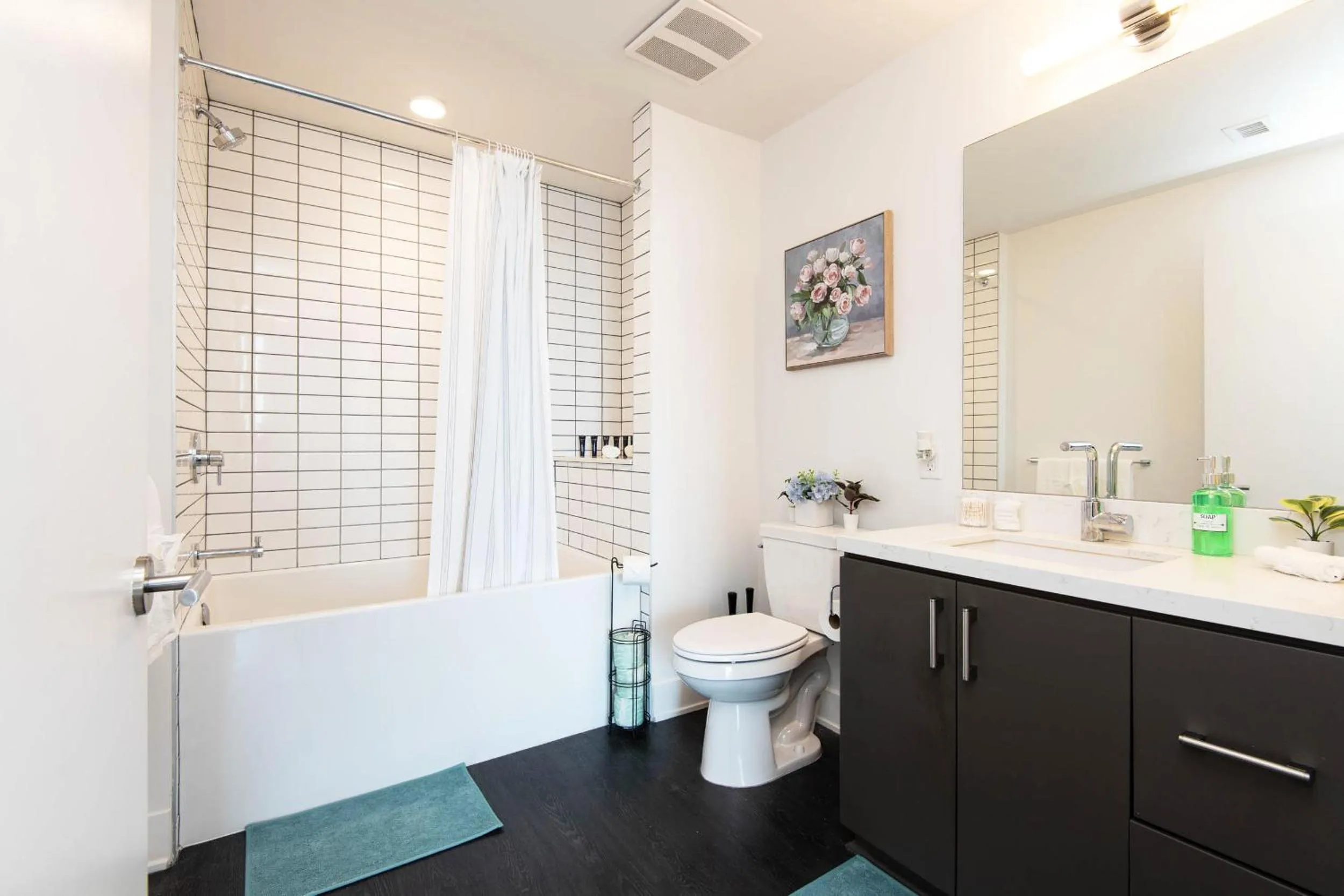 Bathroom in Sky-Rise Apartments