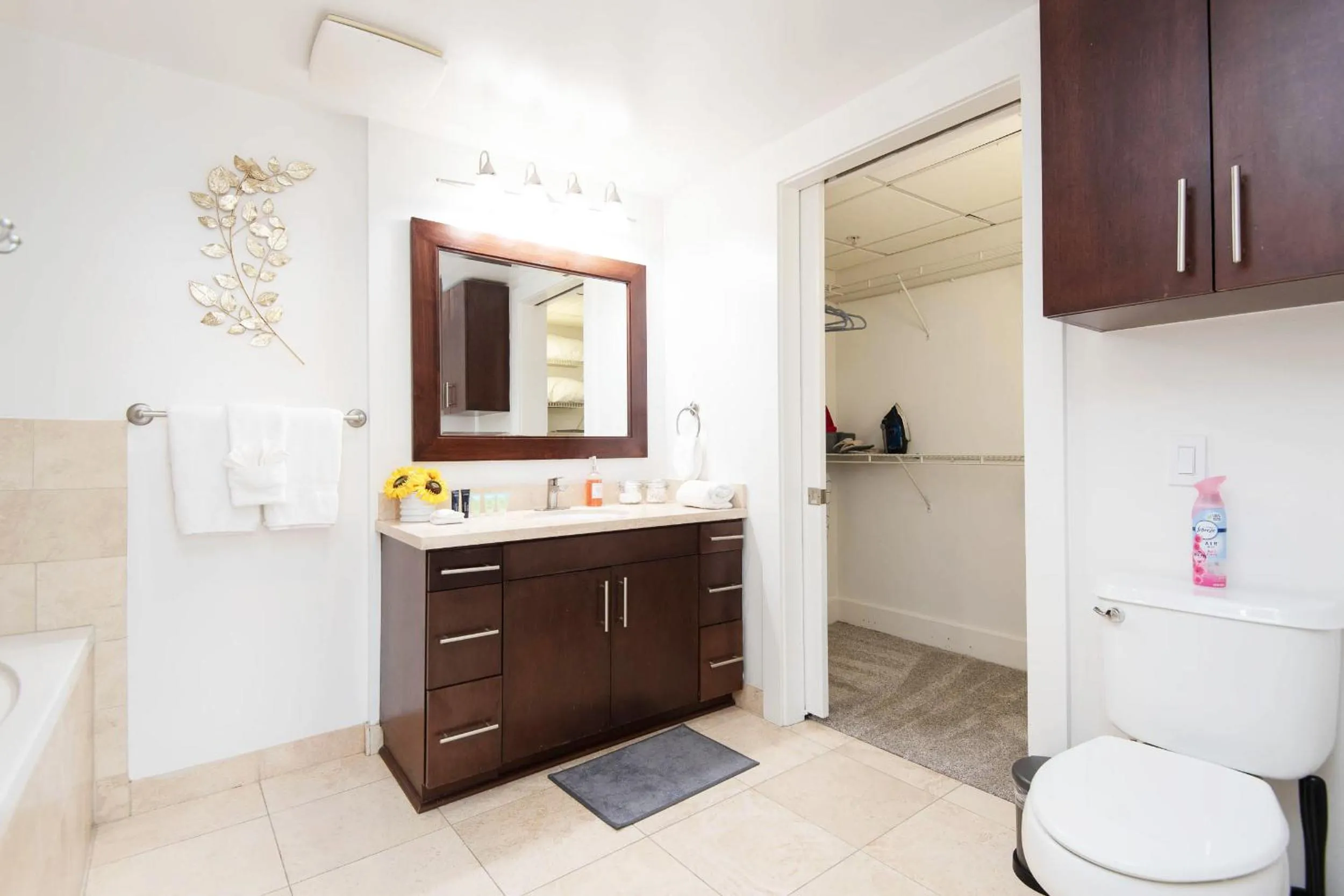 Toilet in Sky-Rise Apartments