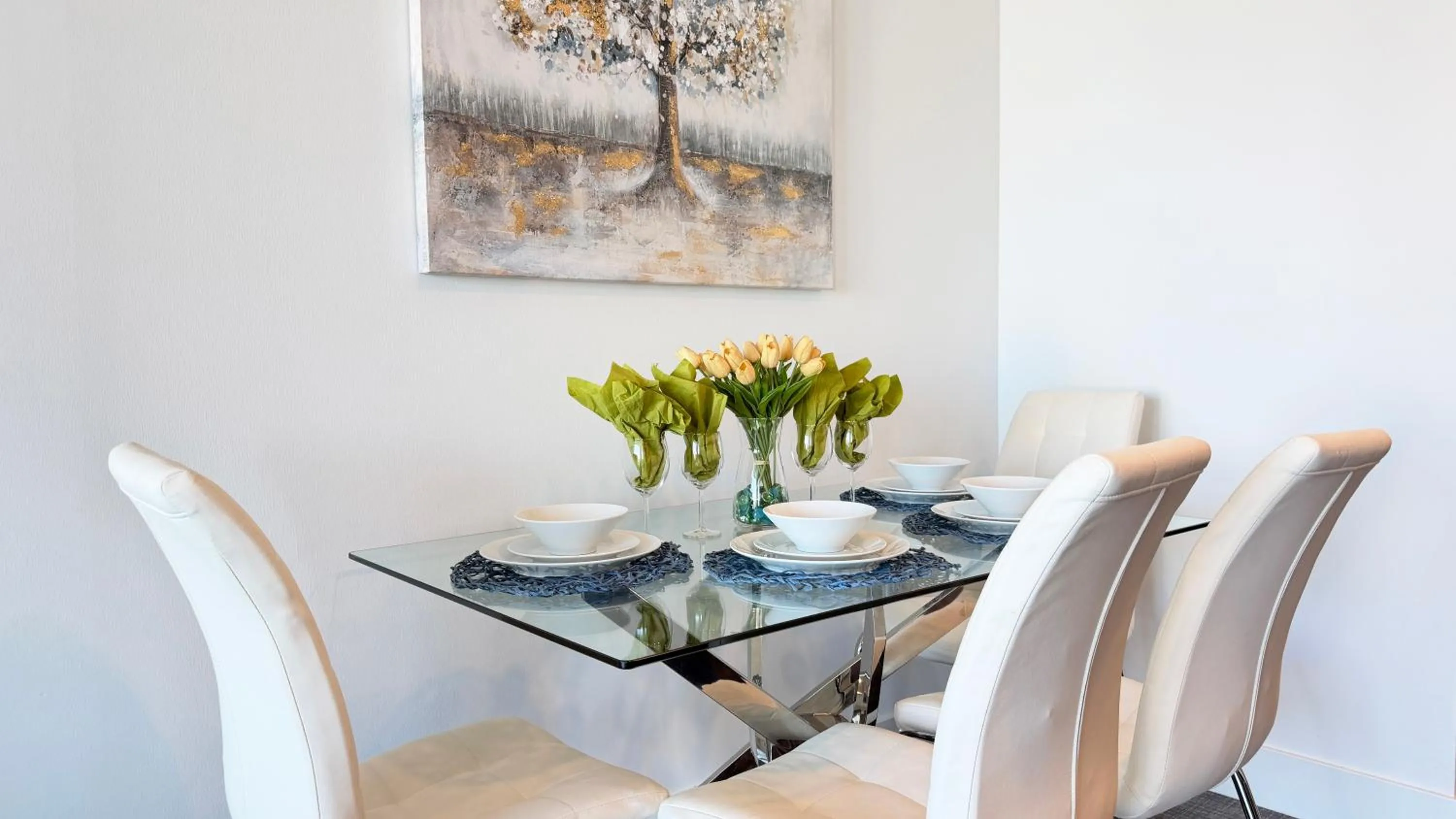 Living room in Sky-Rise Apartments