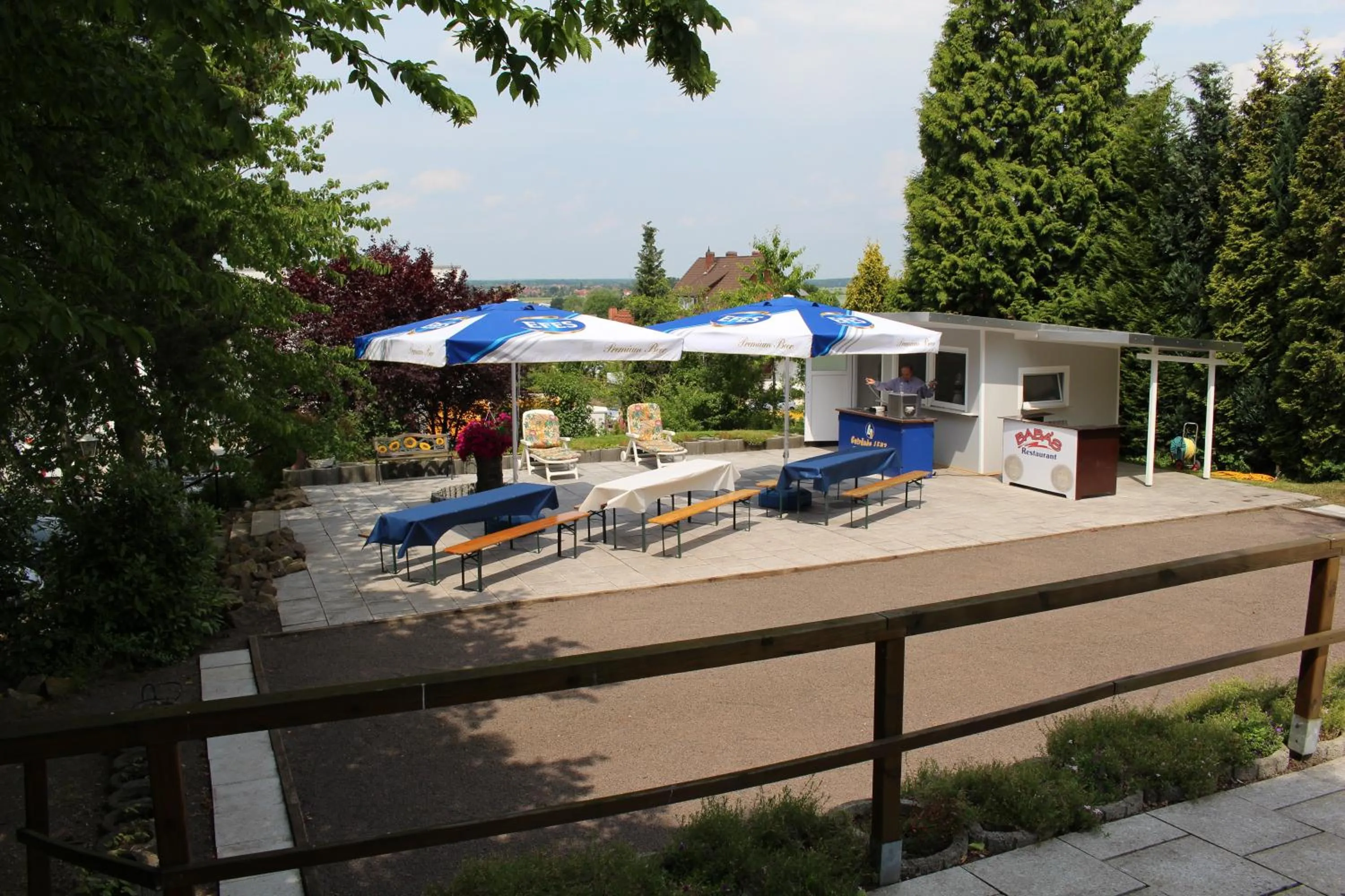 Patio in Aparthotel Berlin