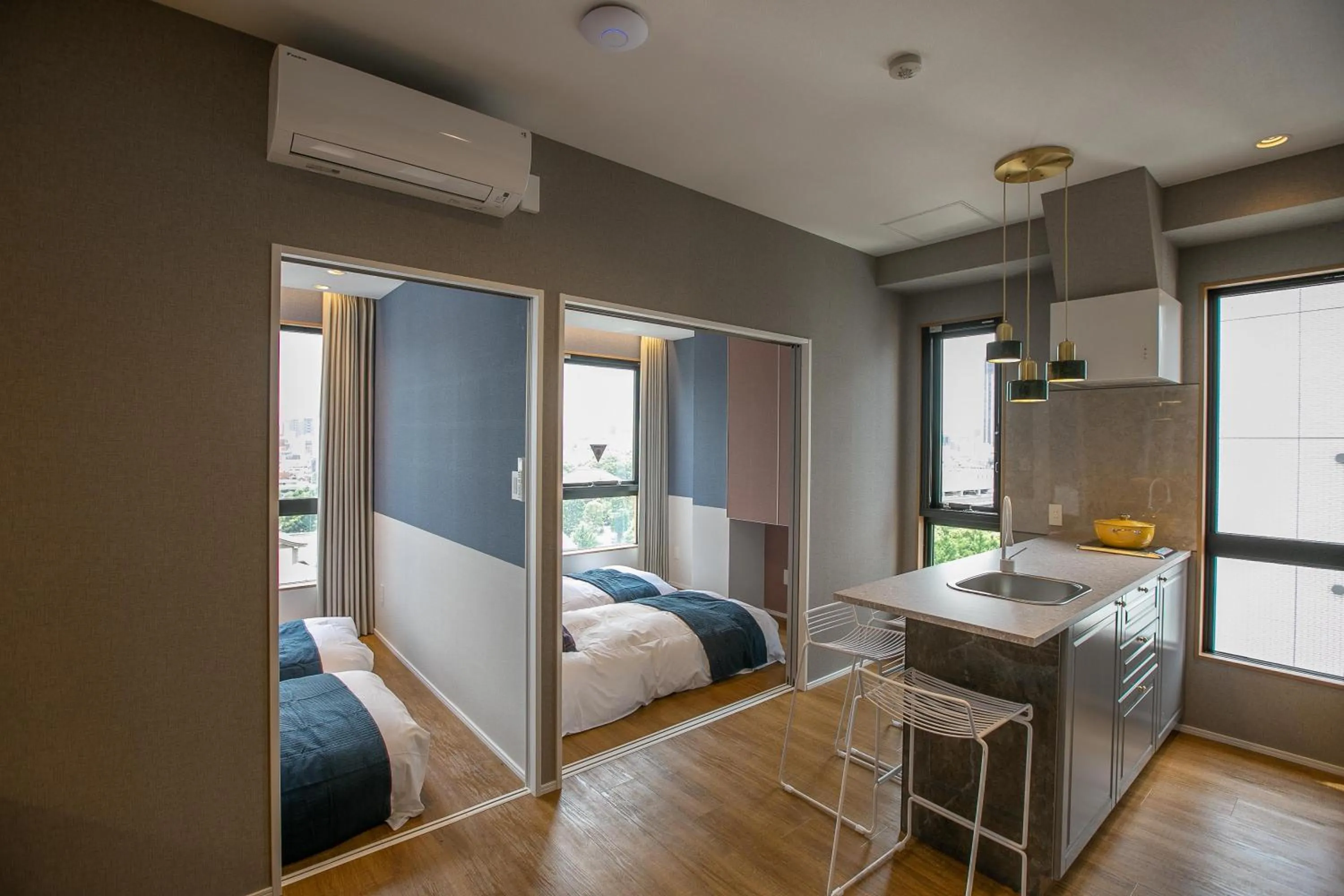 Photo of the whole room, Bed in the Moto Hotel Asakusa