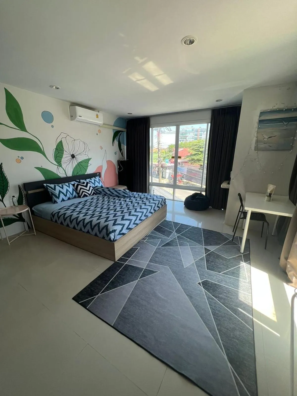 Bed in The CHU cafe / guesthouse