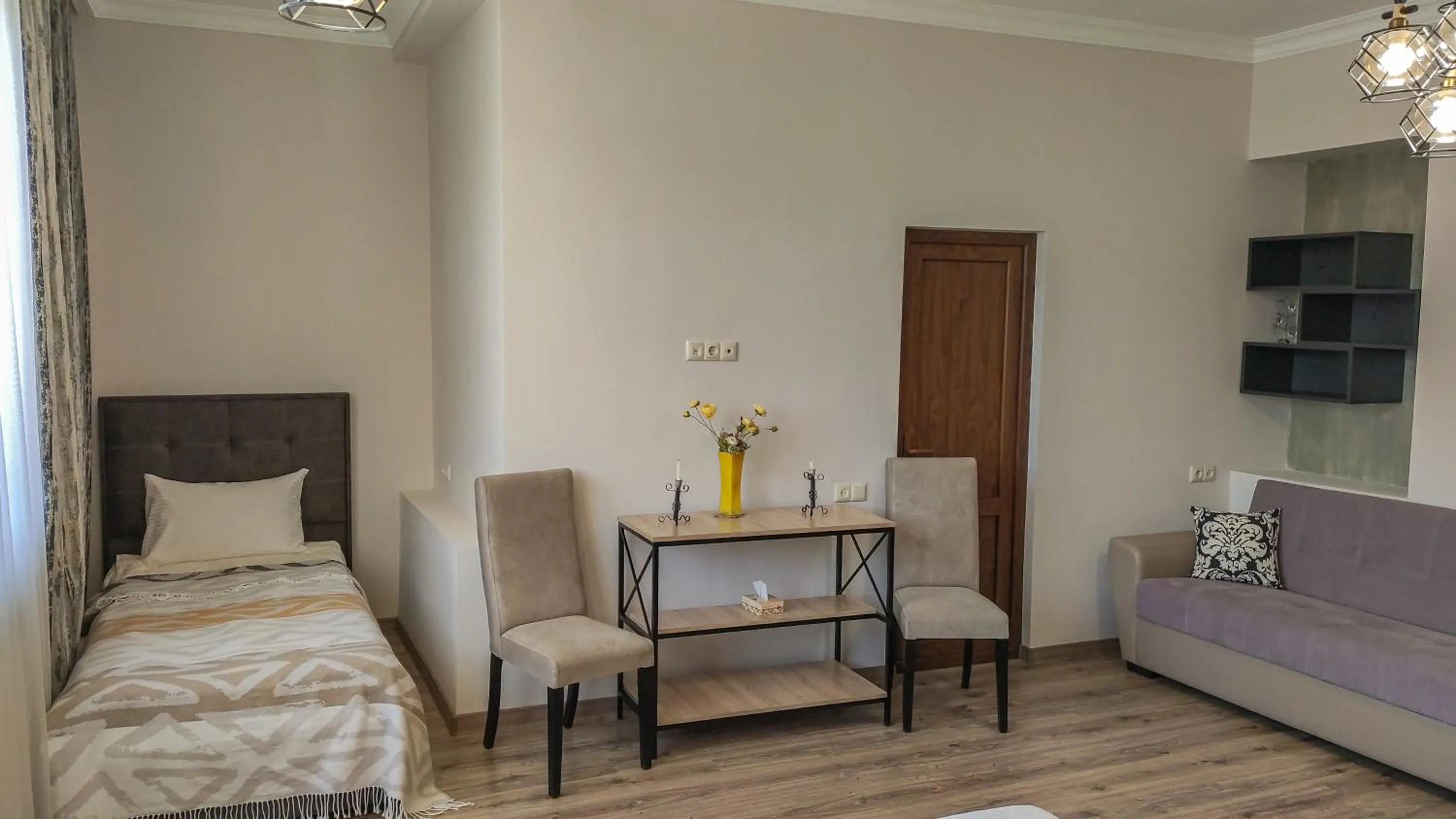 Bed in Harmonia Garden GastroYard&Hotel