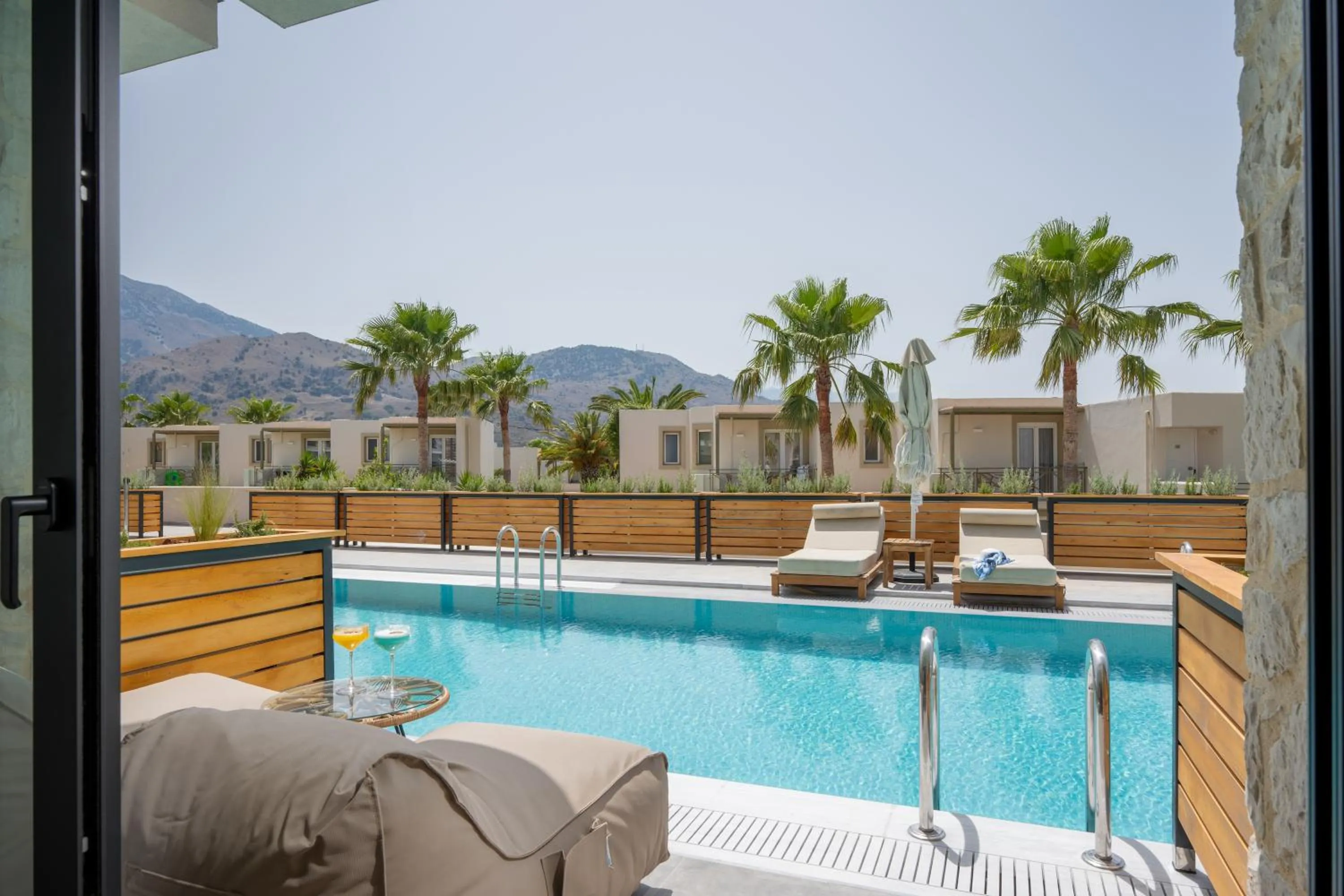 Balcony/Terrace in Georgioupolis Suites & Aqua Park