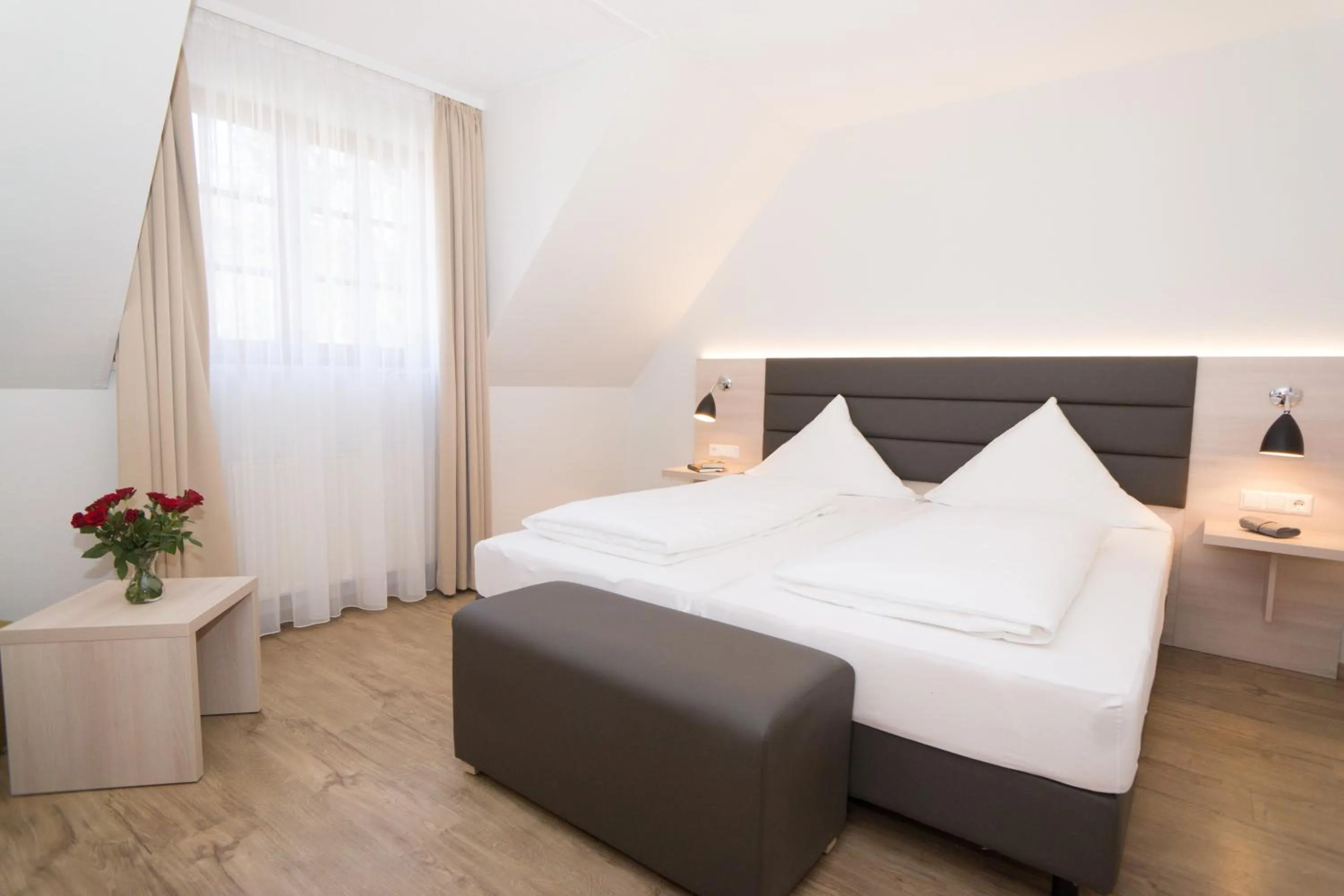 Photo of the whole room, Bed in Hotel-Restaurant Bibermühle GmbH