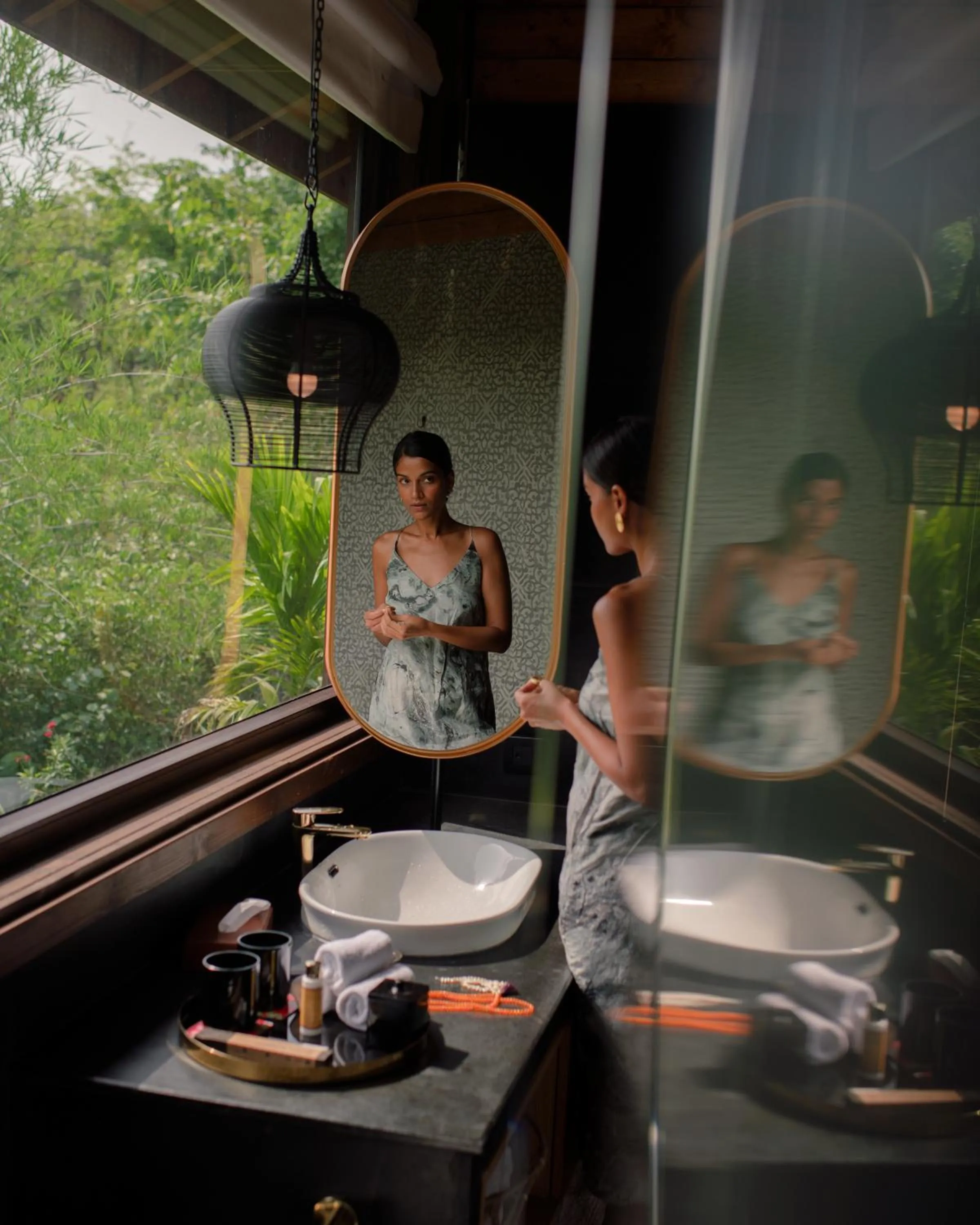 Bathroom in The Postcard Hideaway, Netravali Wildlife Sanctuary, Goa