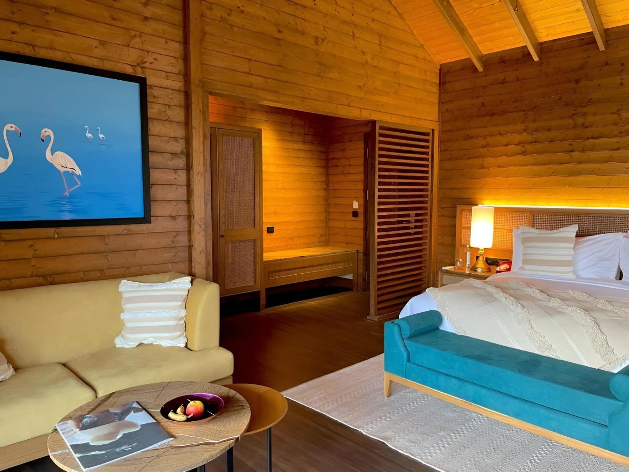 Bed in The Postcard Hideaway, Netravali Wildlife Sanctuary, Goa