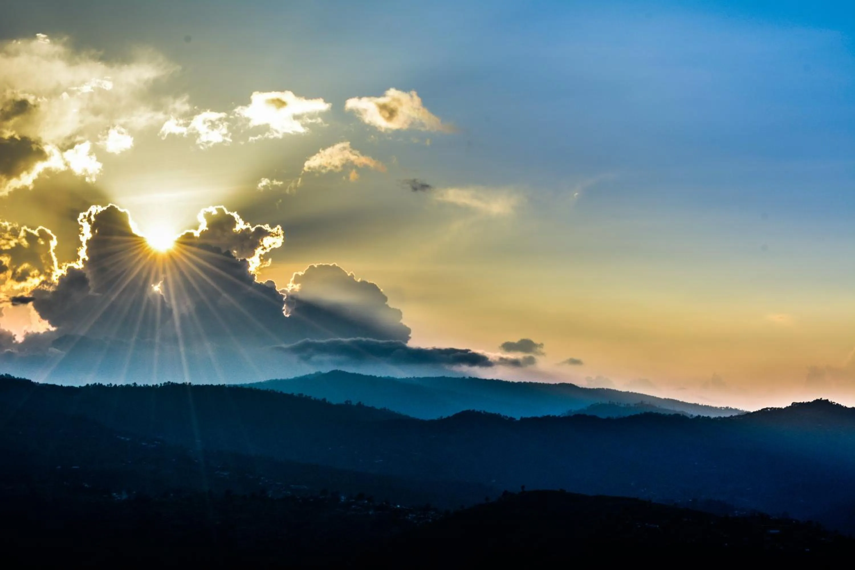 Natural landscape in Captains Paradise Luxury Resort at Mukteshwar Hill Station