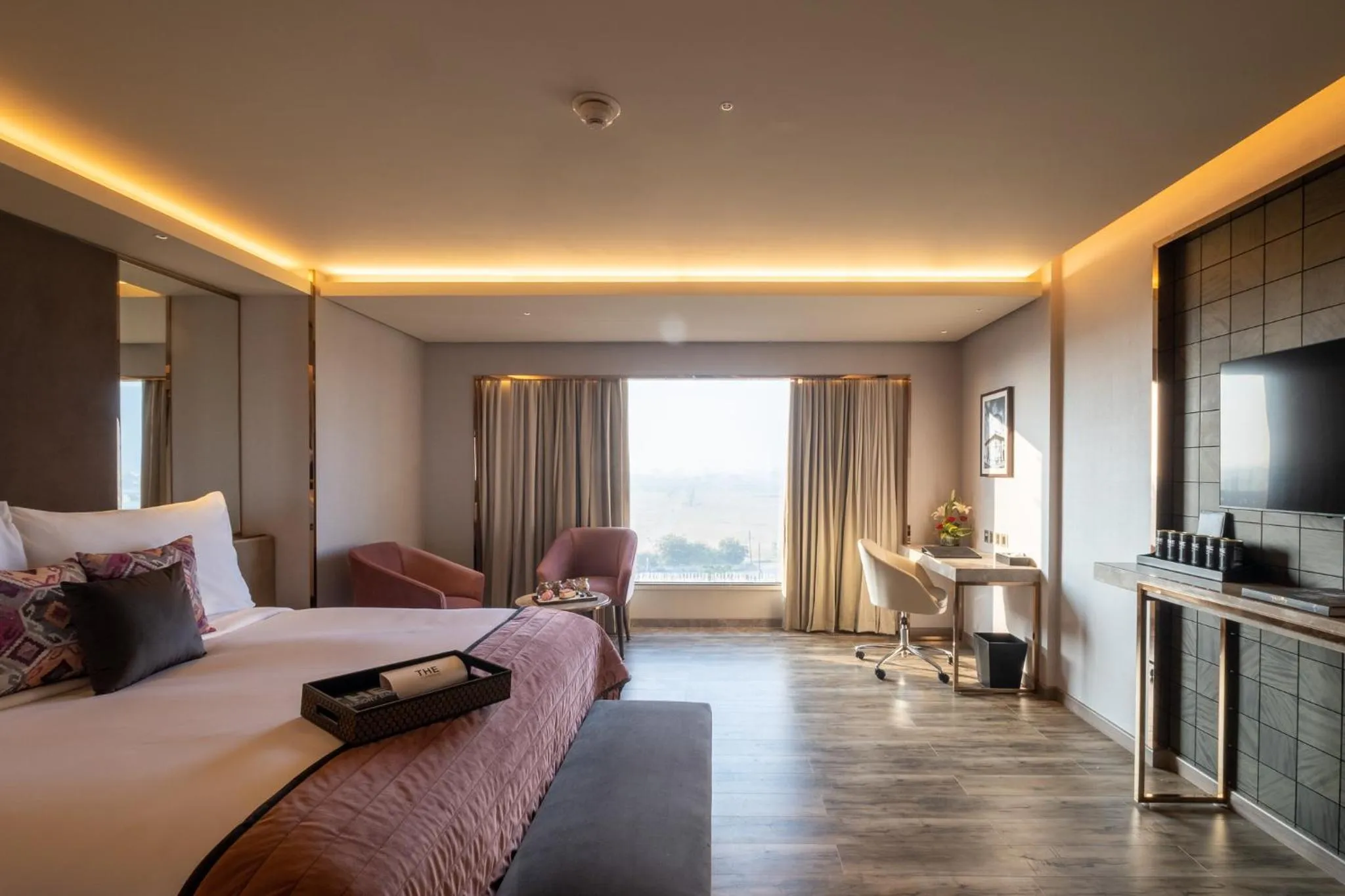 View (from property/room), Bed in The Park Indore