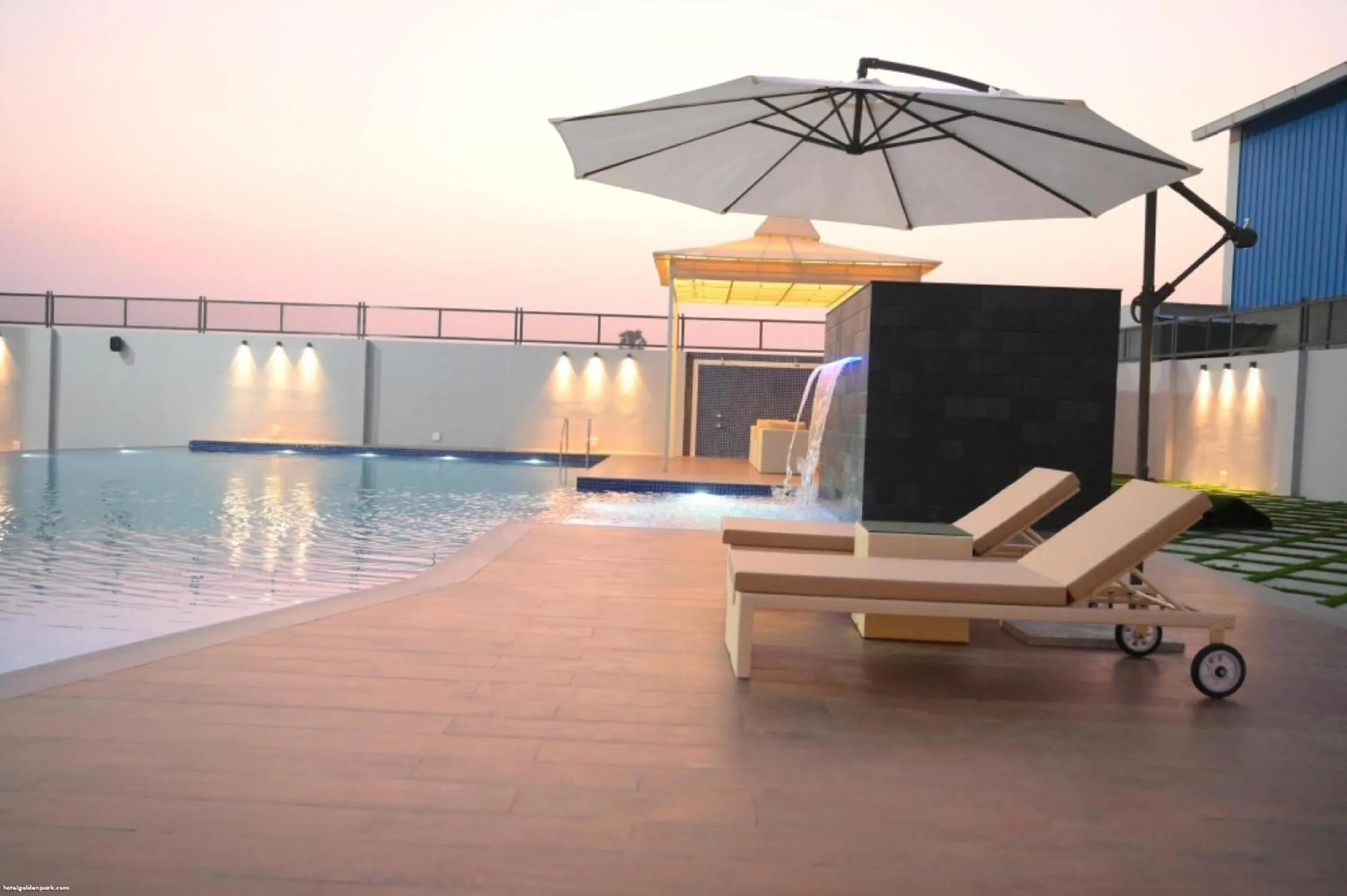 Pool view in GOLDEN PARK HOTEL & RESORT