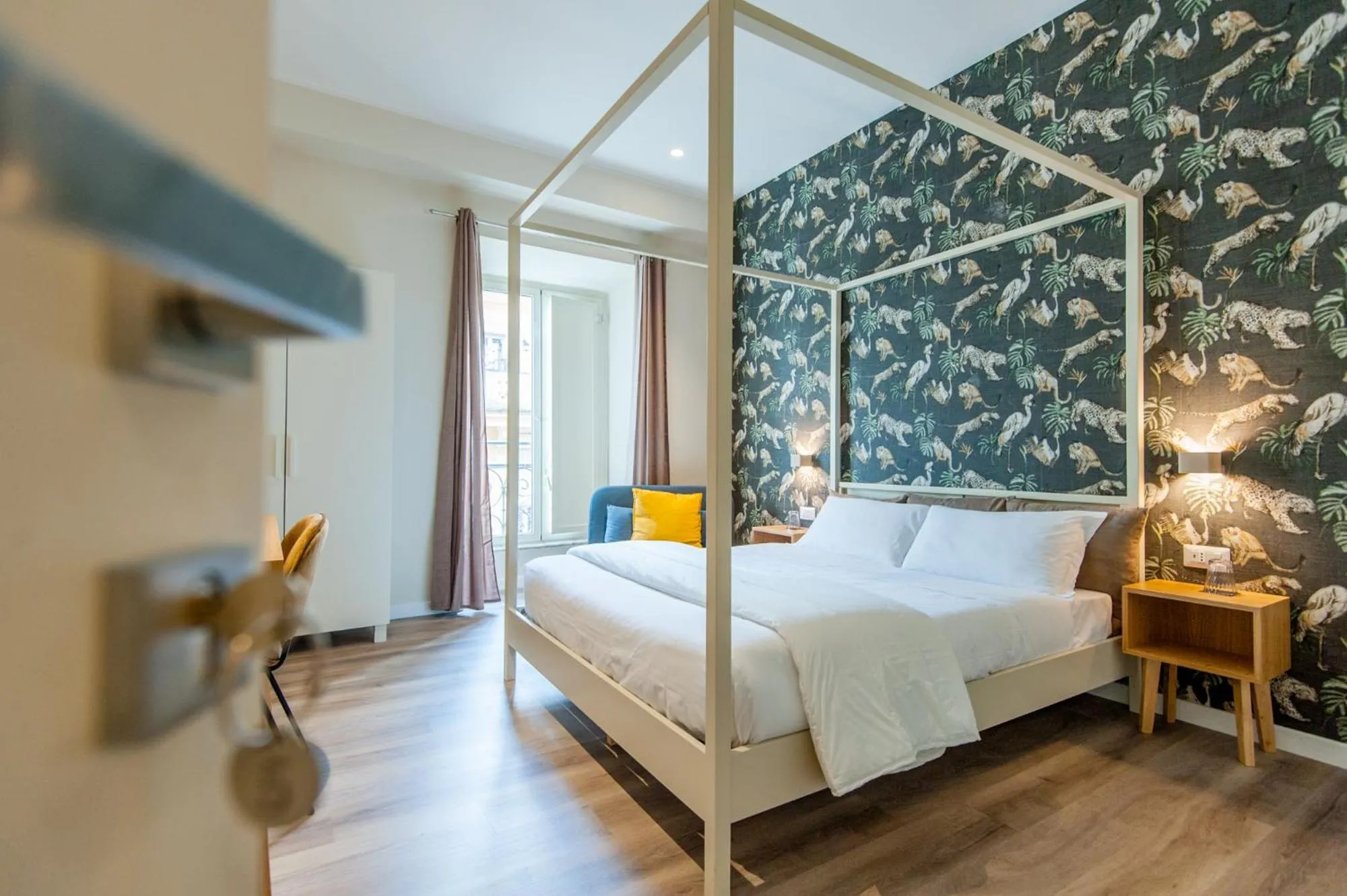 Photo of the whole room, Bed in Design 18 Charming Rooms