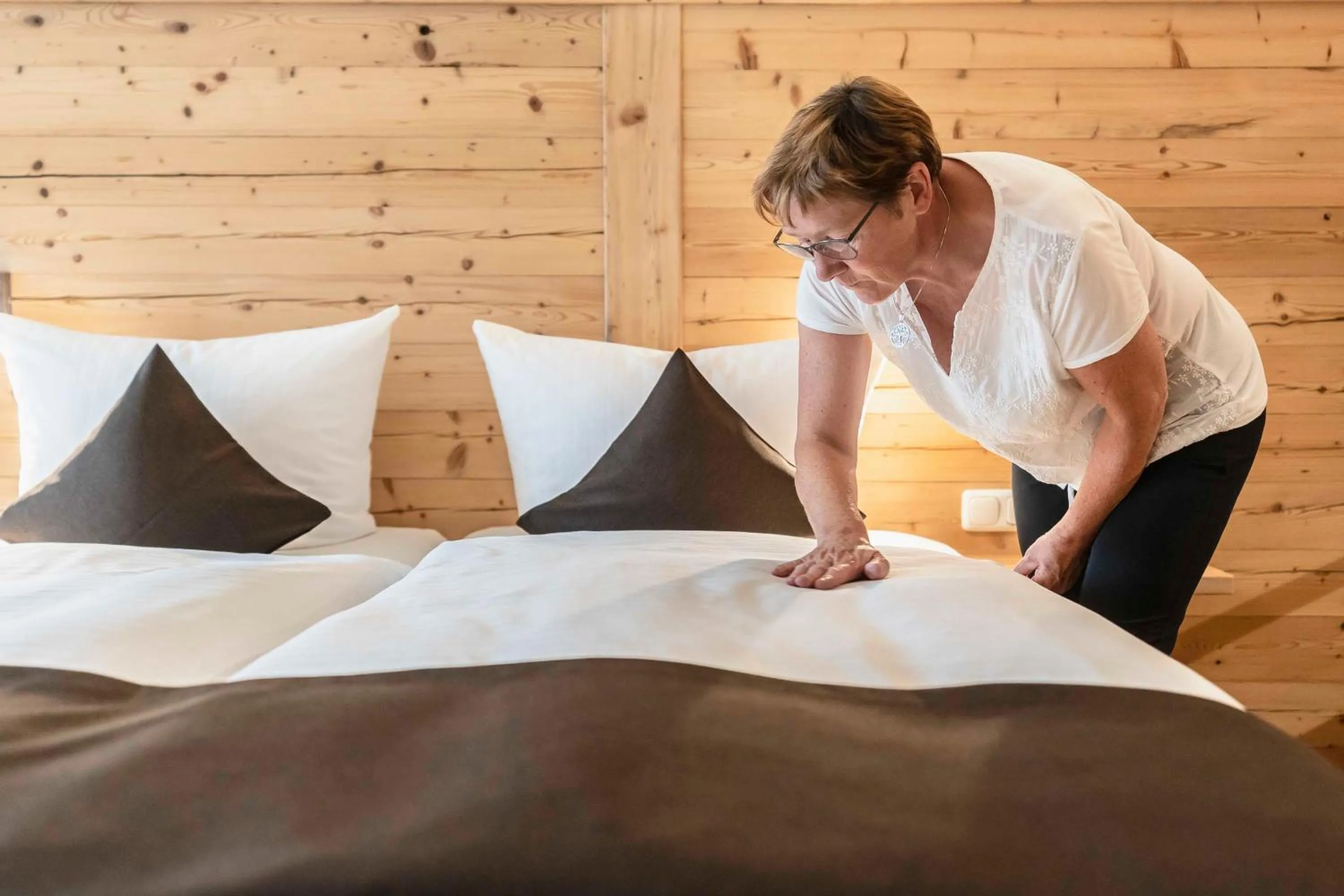 Bed in Hotel Bellevue