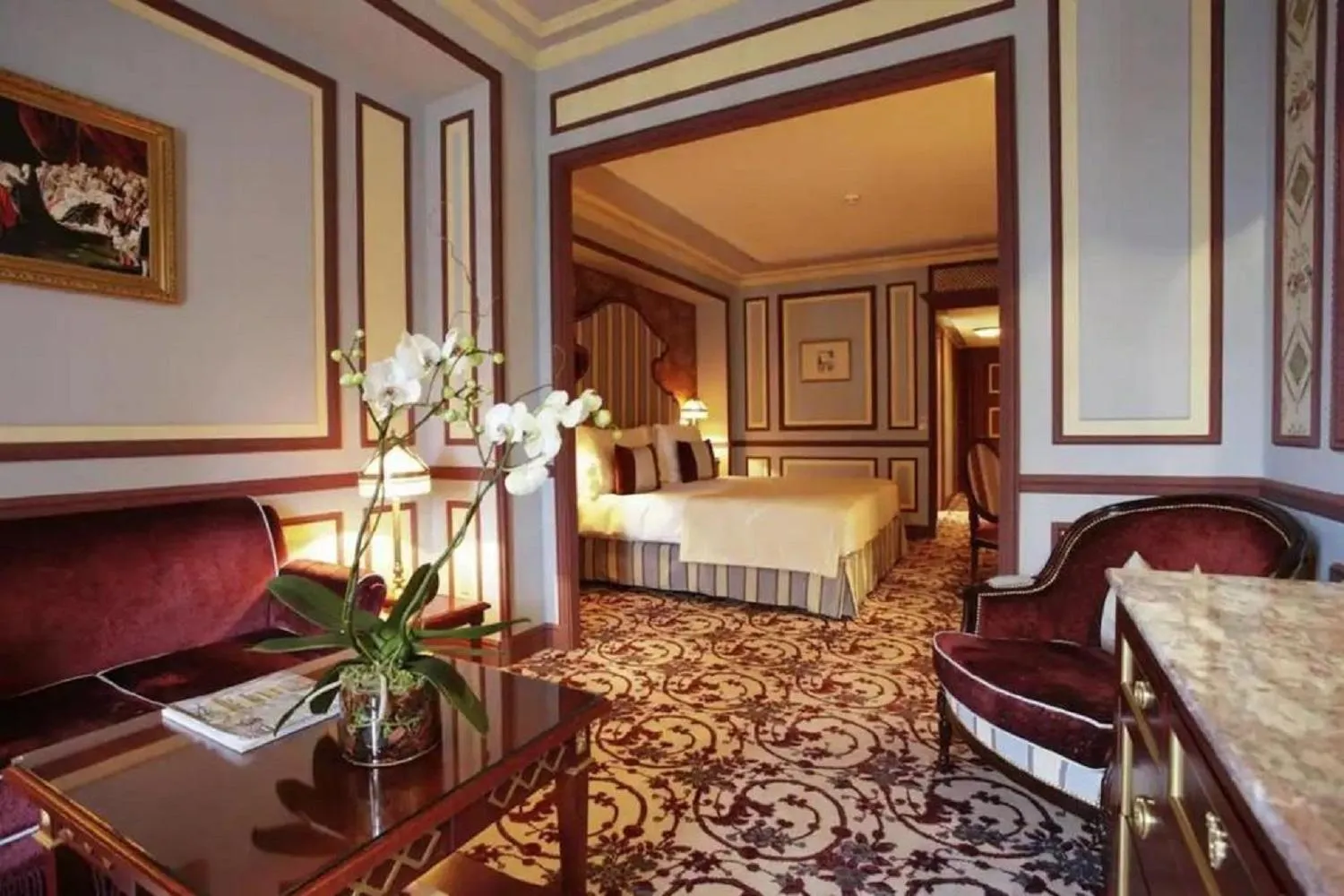 Bed in InterContinental Bordeaux Le Grand Hotel by IHG