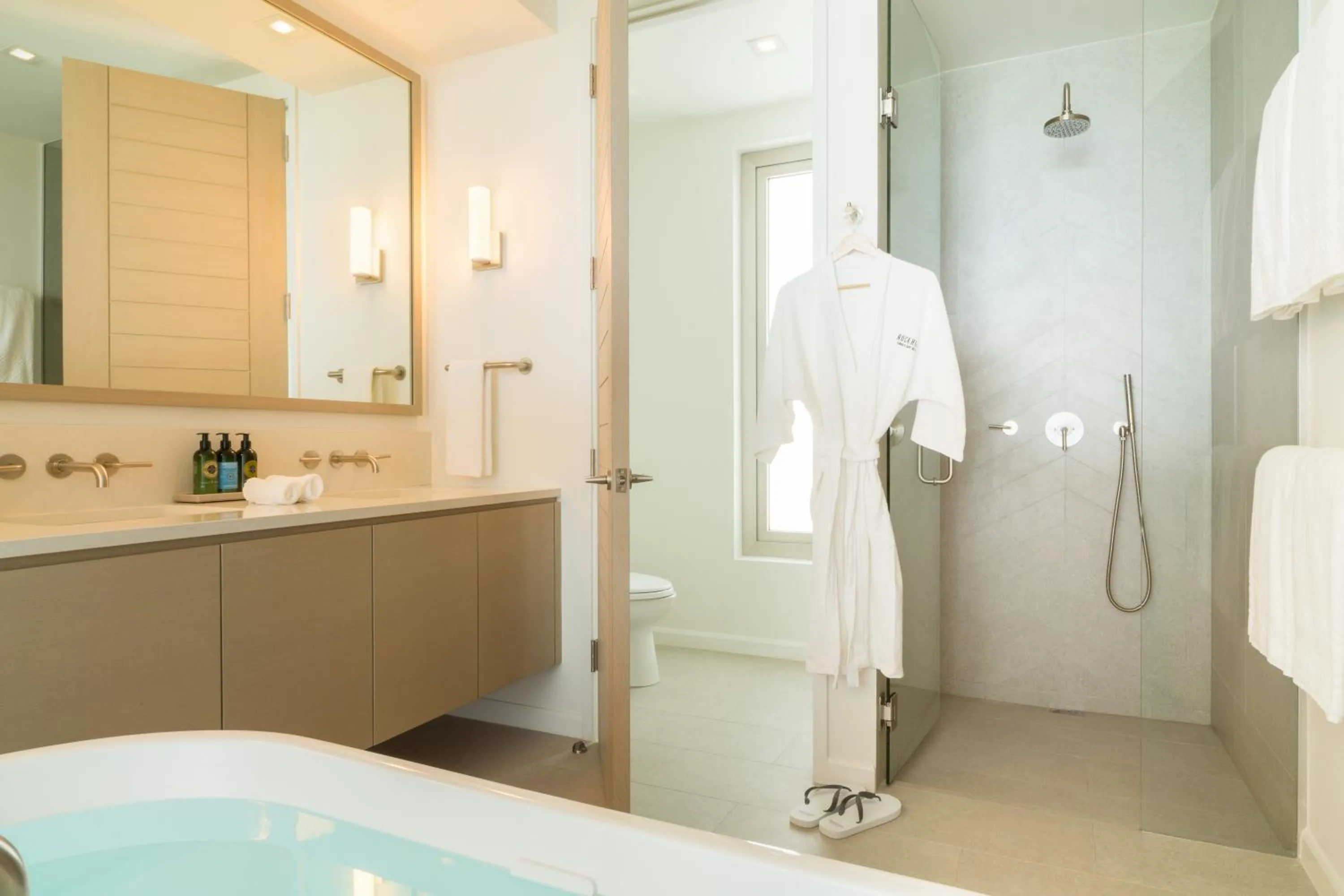 Shower in Rock House