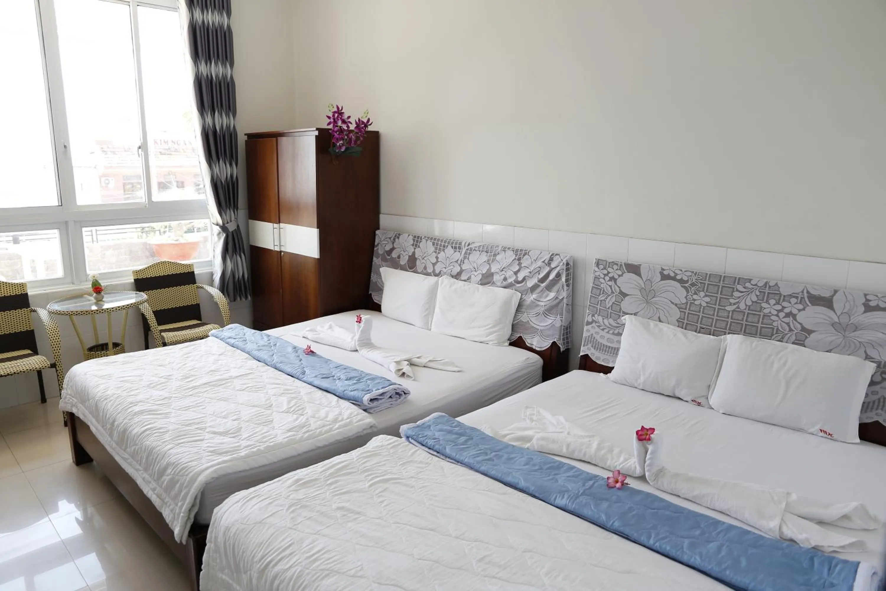 Bed in Minh Hung Hotel