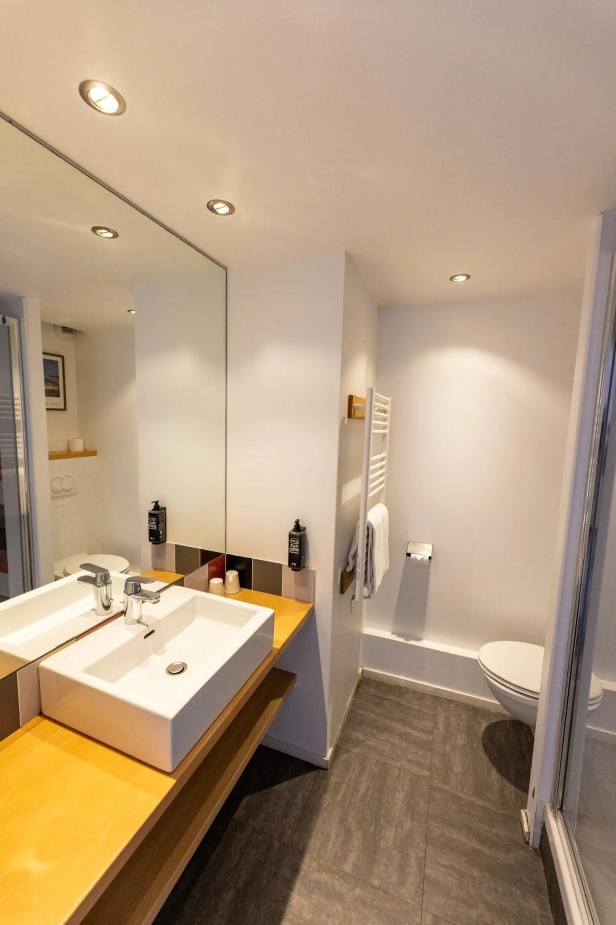 Toilet in Hotel Donibane Saint-Jean-de-Luz