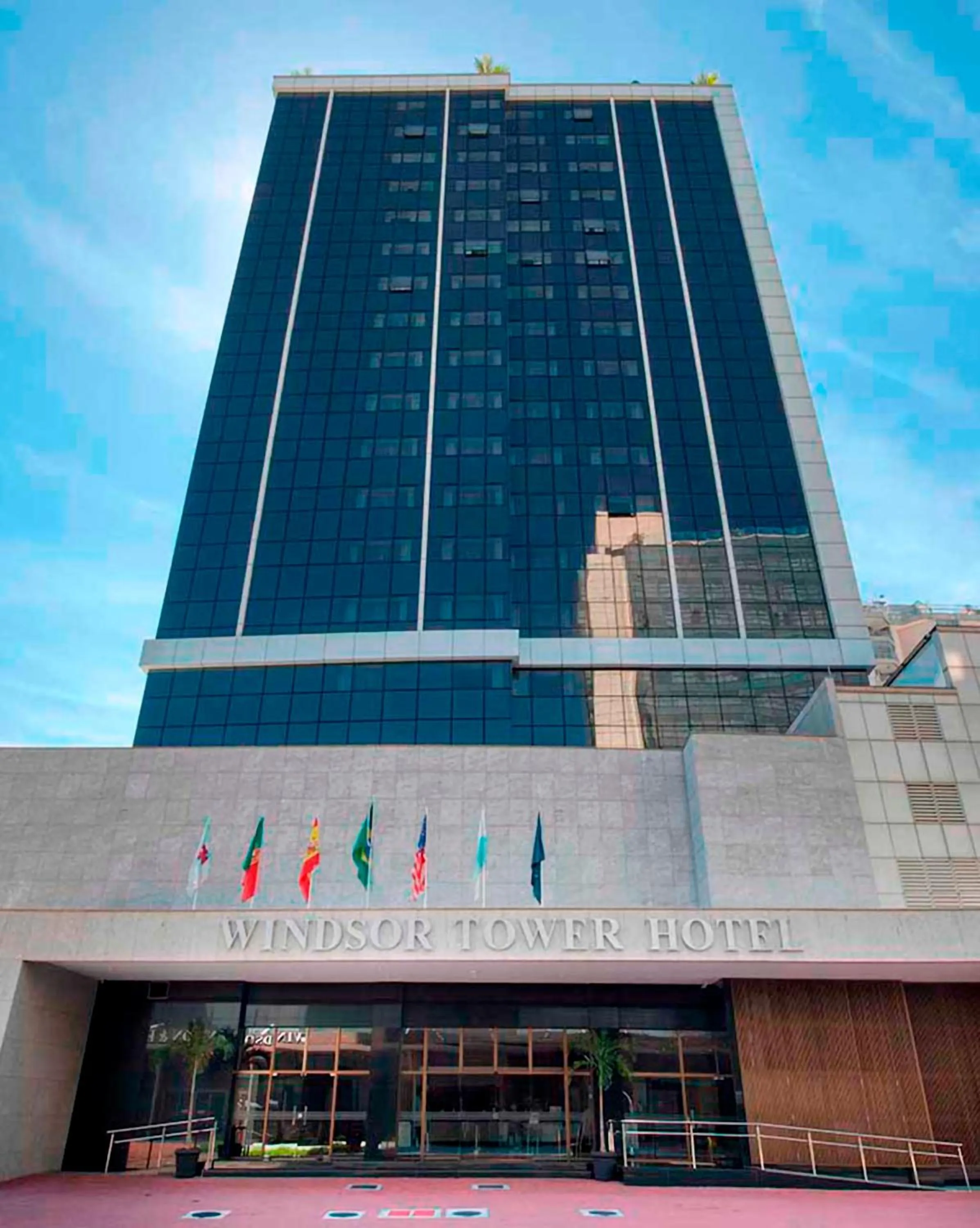 Facade/entrance in Windsor Tower Hotel