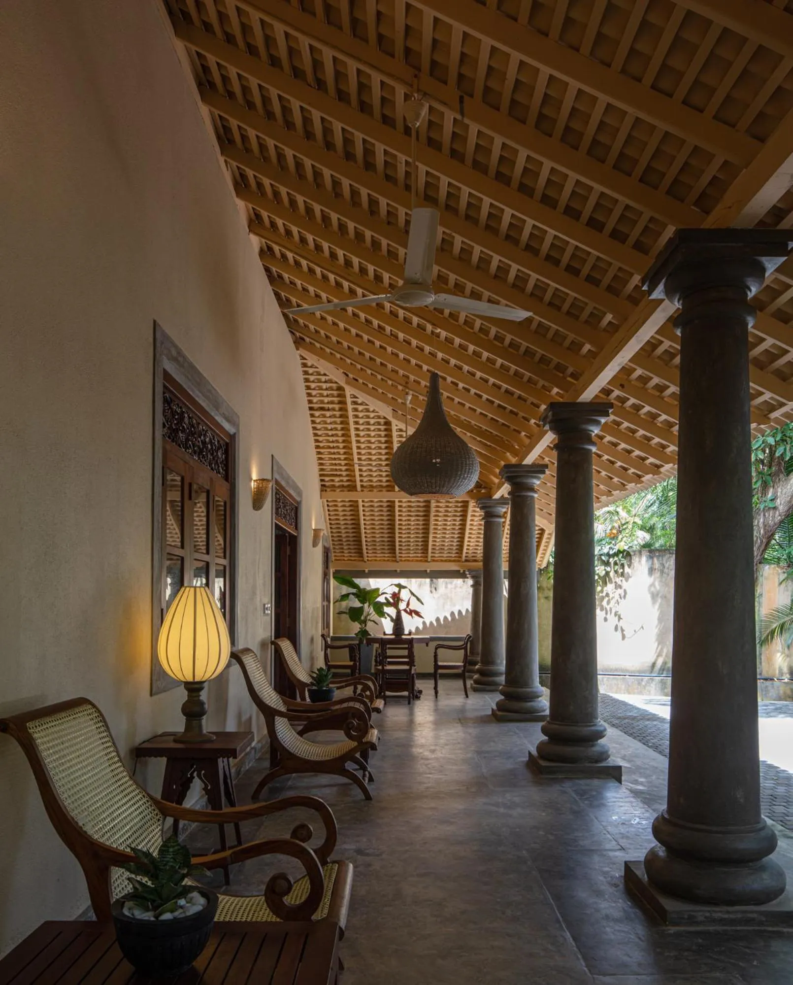 Seating area in Green Escape Unawatuna