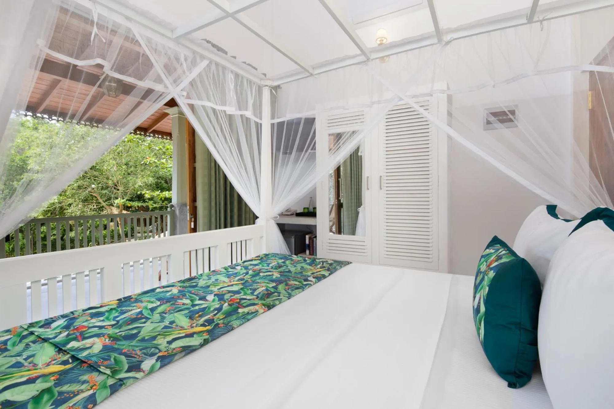 Bedroom, Bed in Green Escape Unawatuna