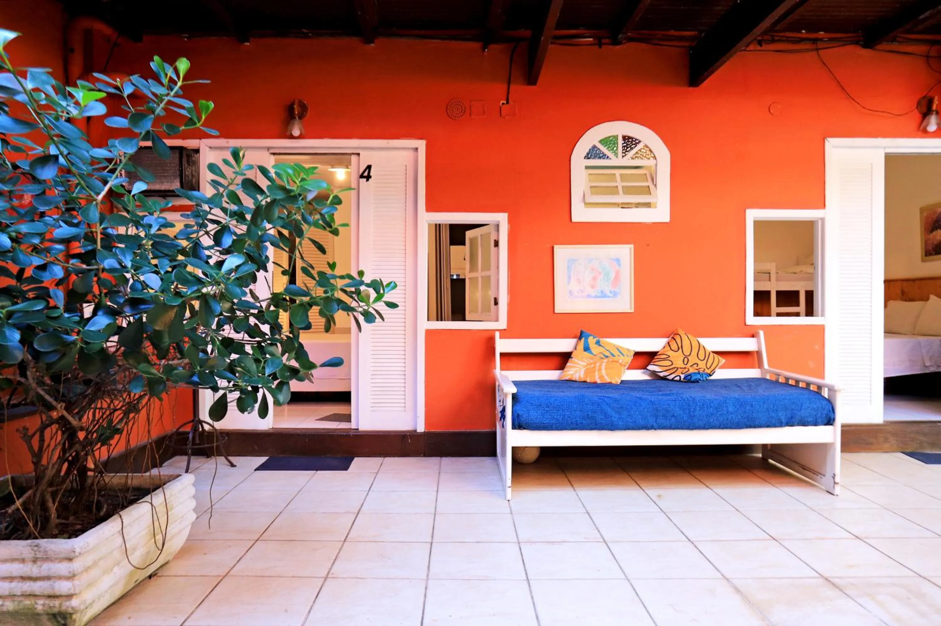 Bed in POUSADA AMENDOEIRA