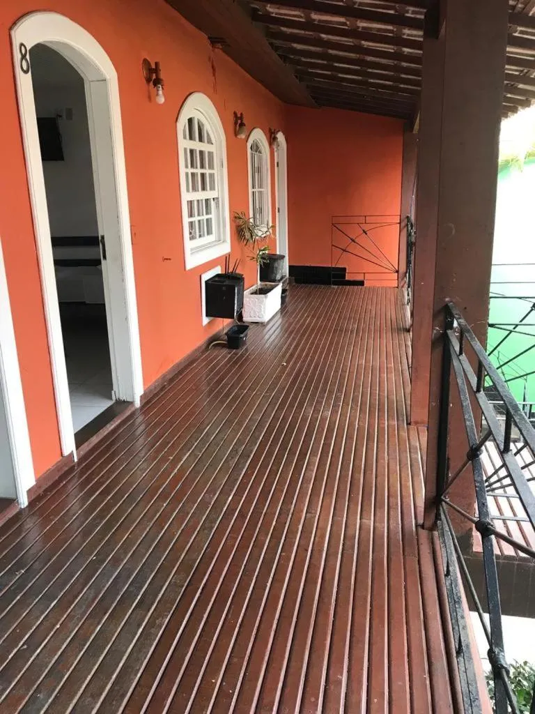 Balcony/Terrace in POUSADA AMENDOEIRA