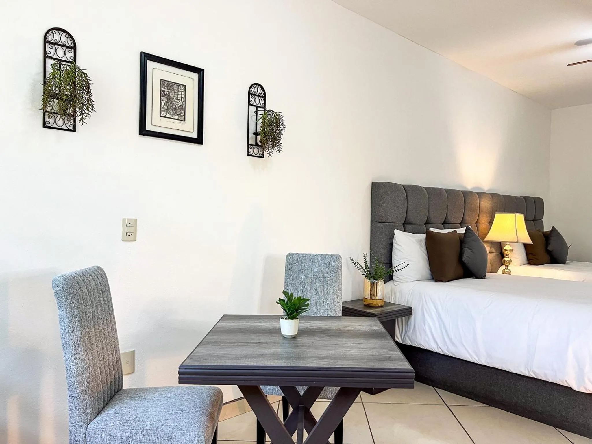 Bed in VILLAS EL ENCANTO