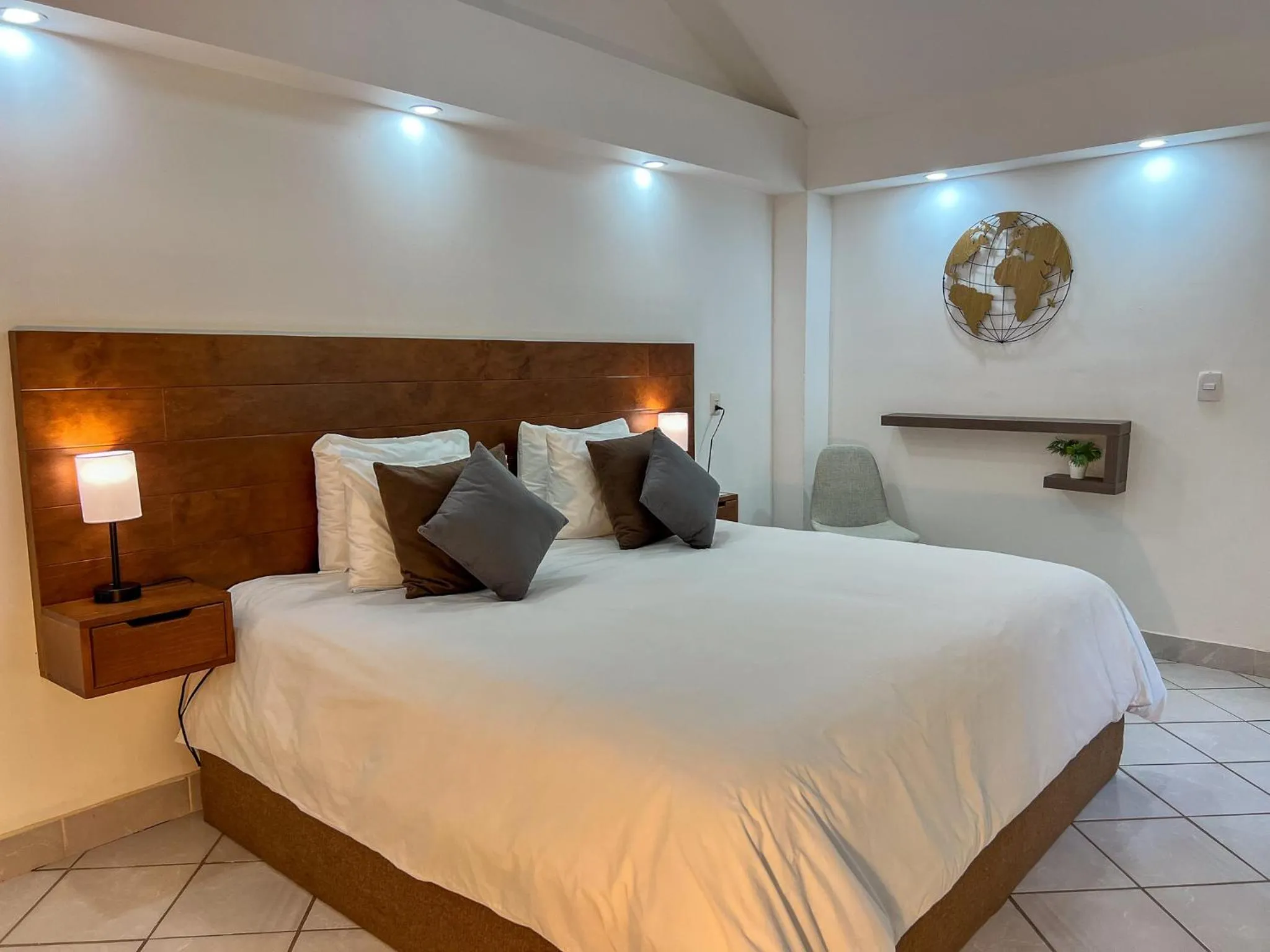 Bed in VILLAS EL ENCANTO