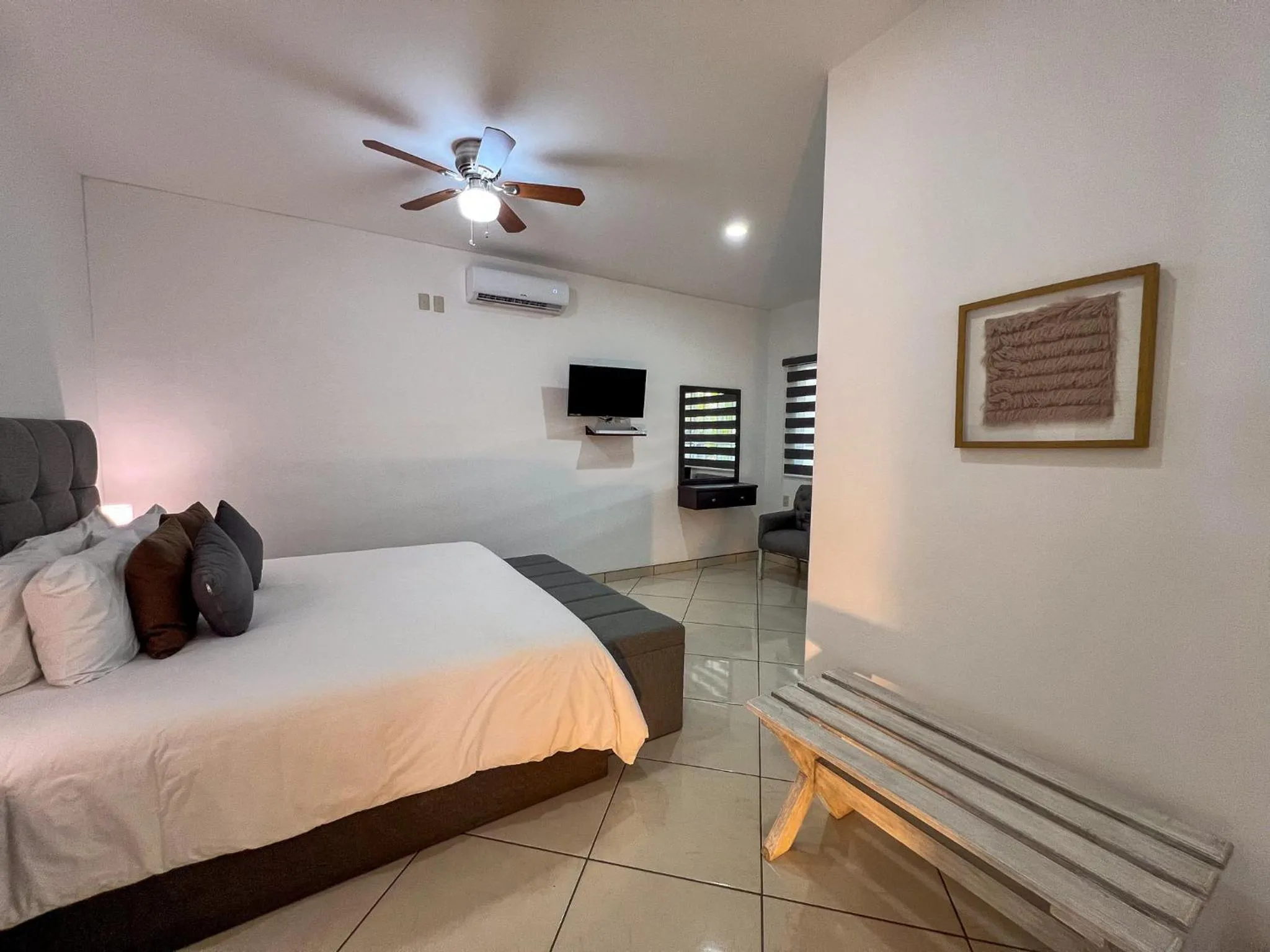 Bed in VILLAS EL ENCANTO