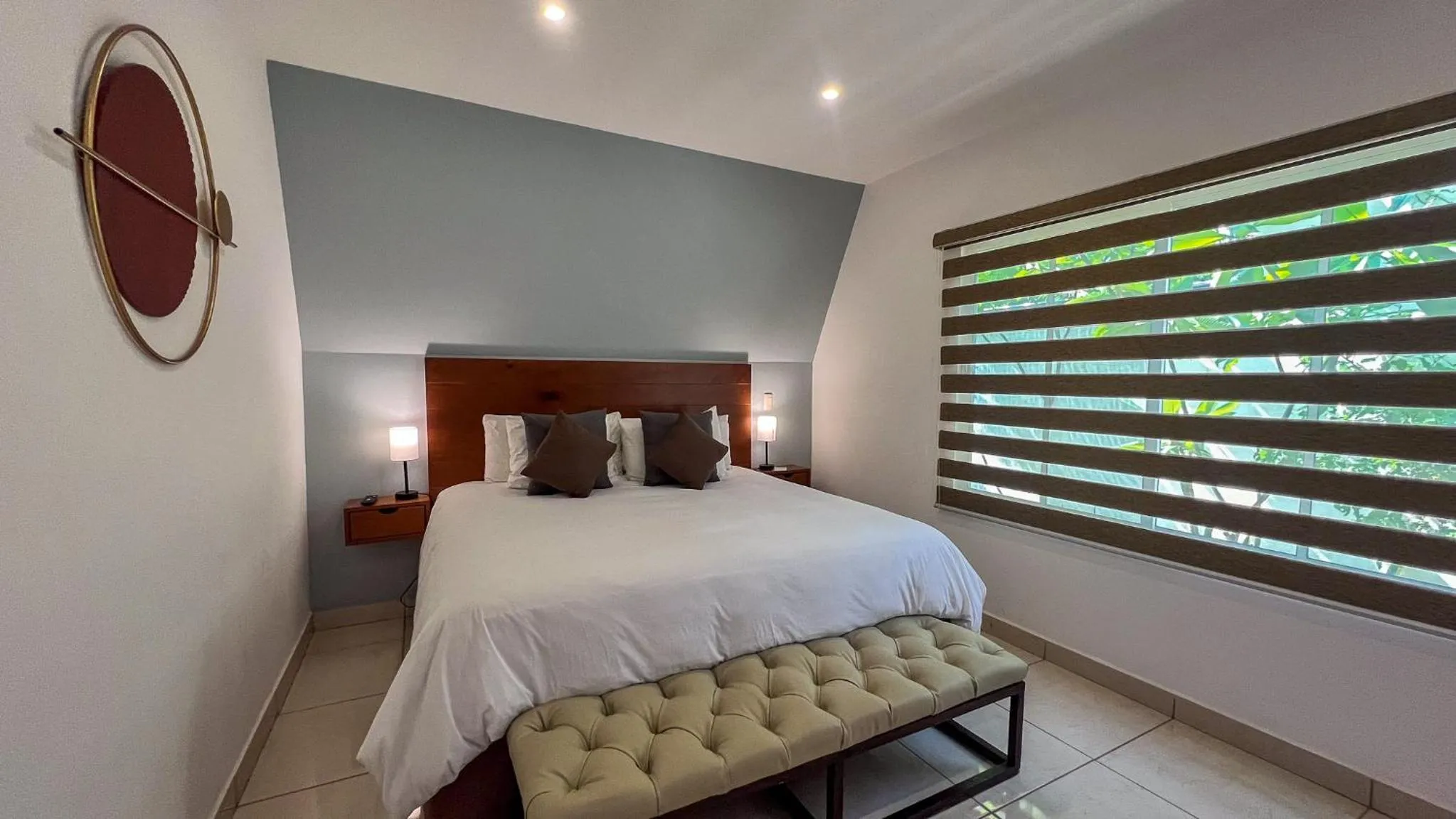 Bed in VILLAS EL ENCANTO