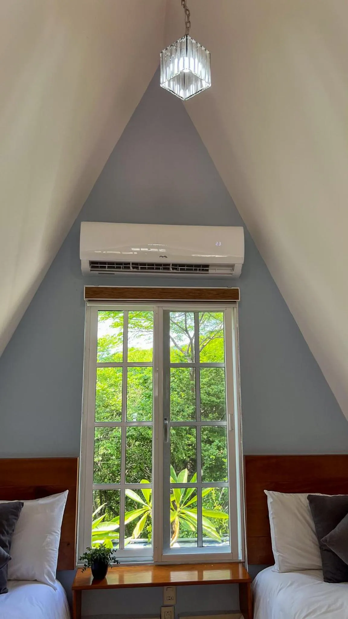 air conditioner, Bed in VILLAS EL ENCANTO