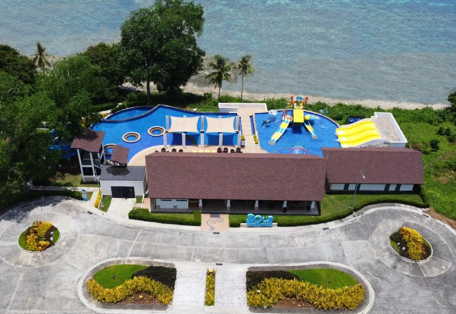 Bird's eye view in Crusoe Cabins Costa Azalea