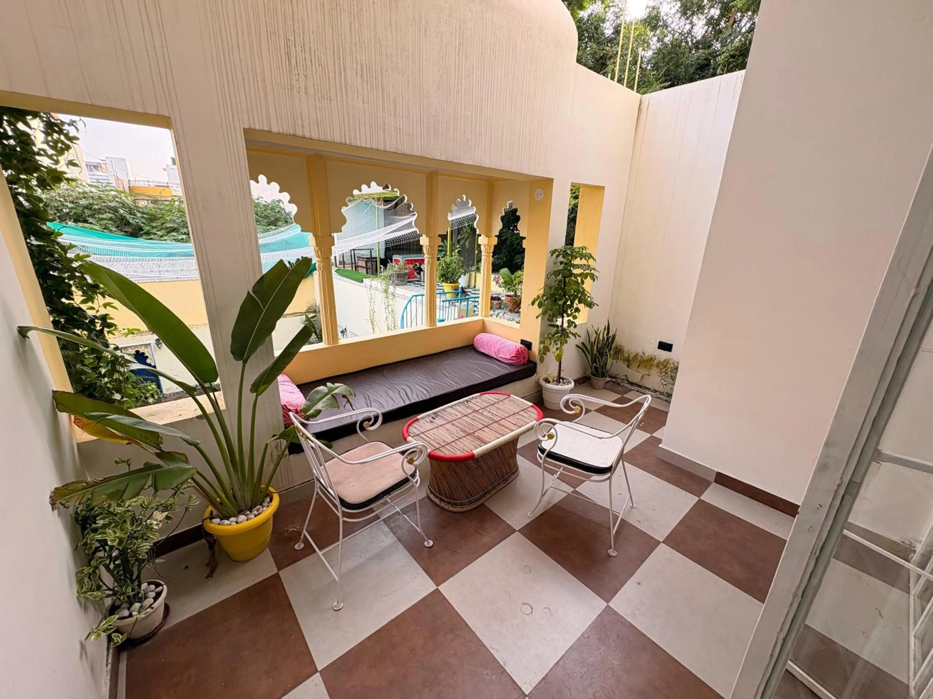 Balcony/Terrace in Hotel Ushaan Haveli