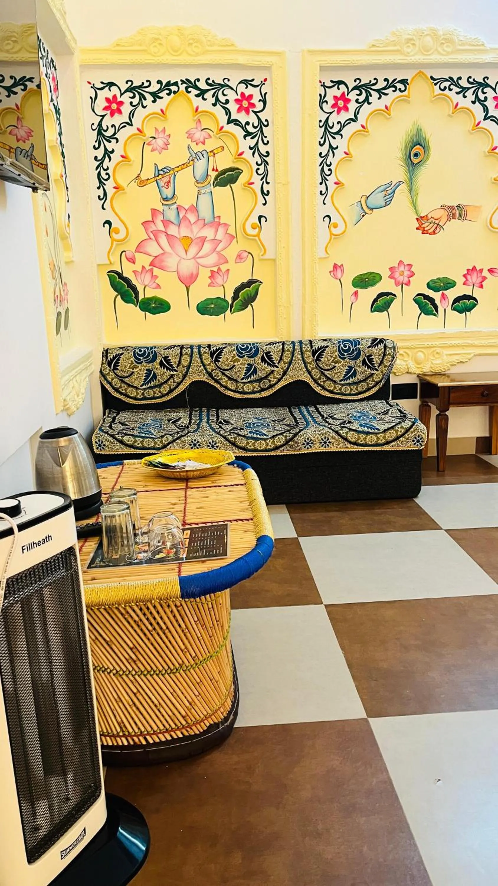 Seating area in Hotel Ushaan Haveli