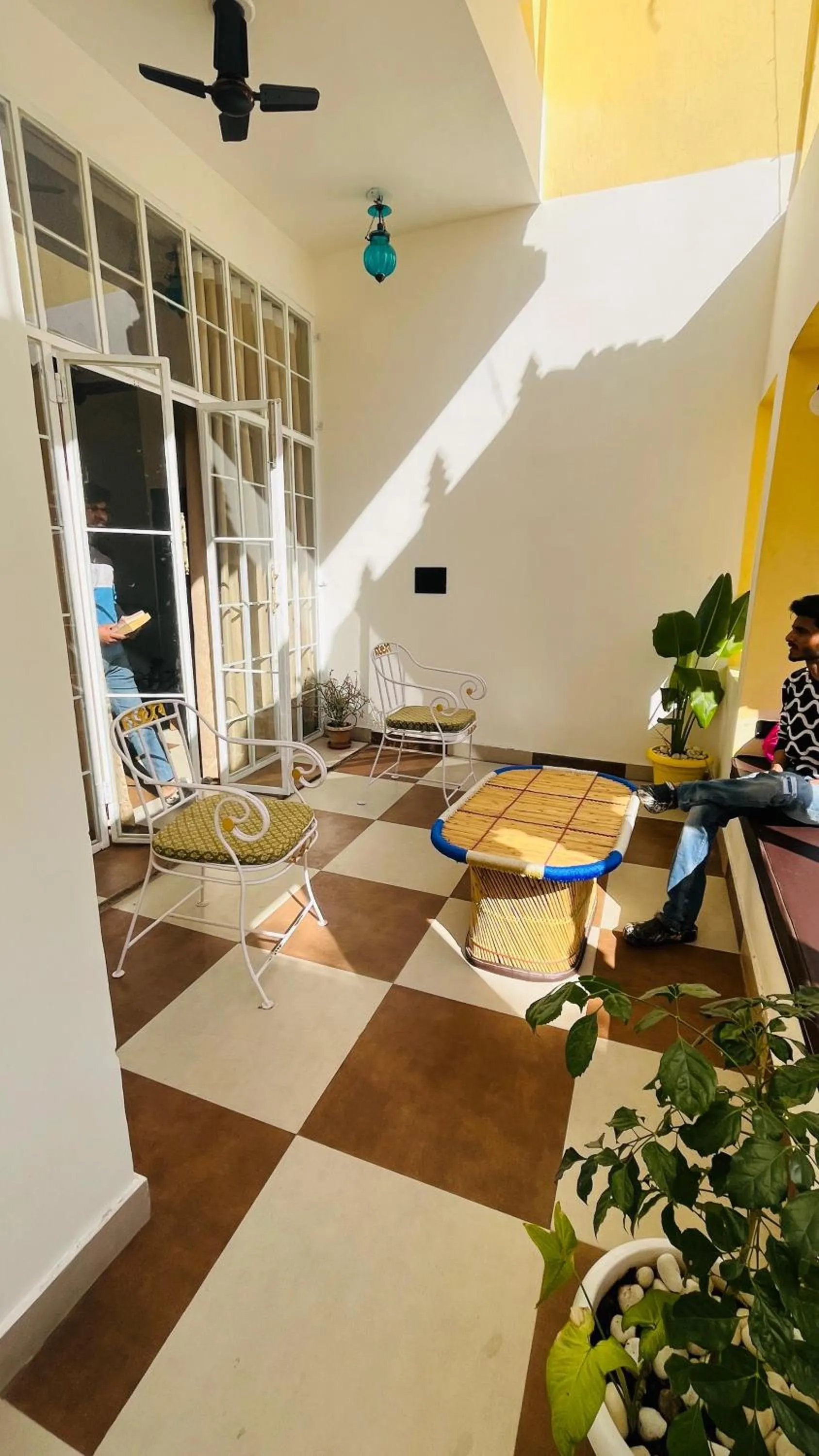 Seating area in Hotel Ushaan Haveli