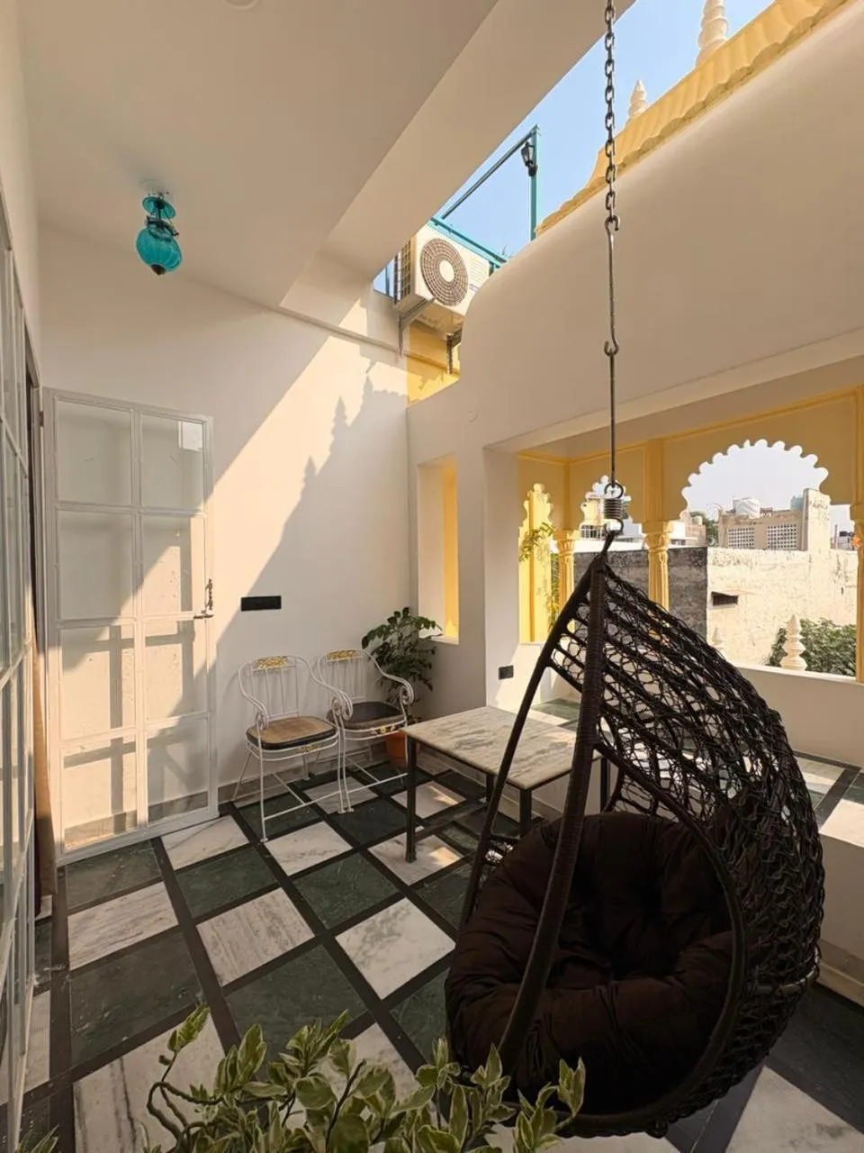 Balcony/Terrace in Hotel Ushaan Haveli